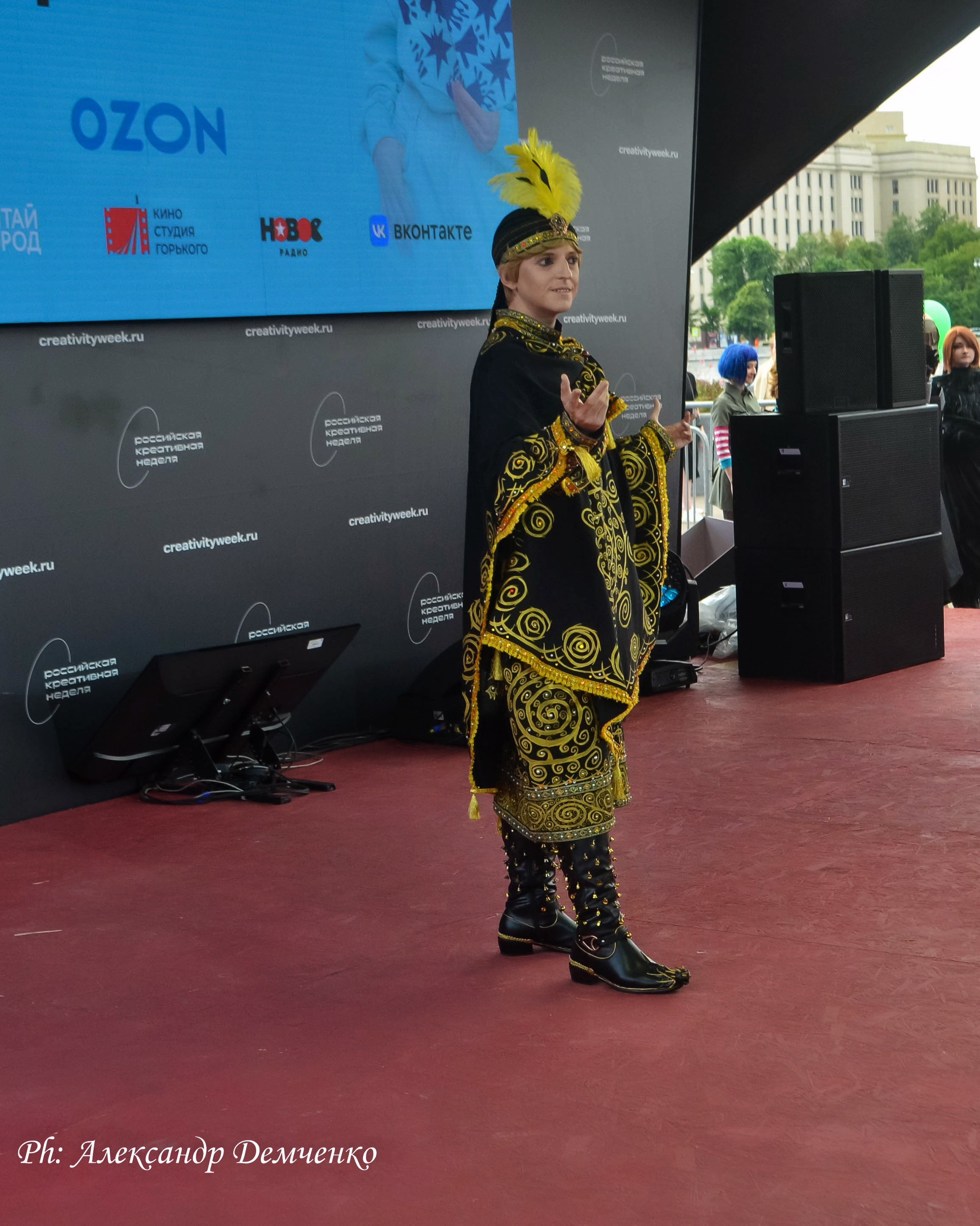 Фотосессия сцены в Москве на разных репортажных мероприятий