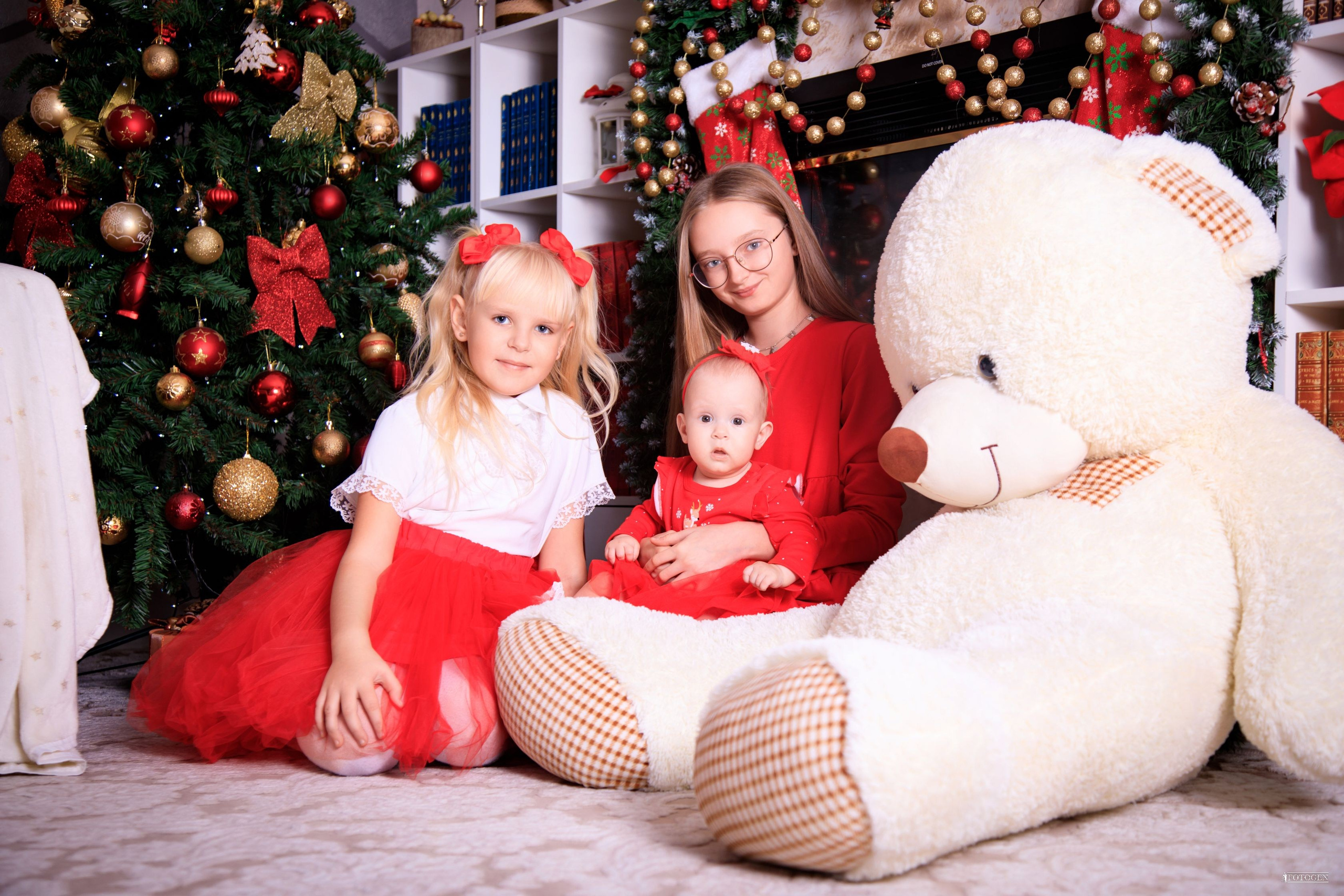 Портфолио новогодние фотосессии для детей в Краснодаре. Интерьерная фотостудия FOTOGEN г. Краснодар