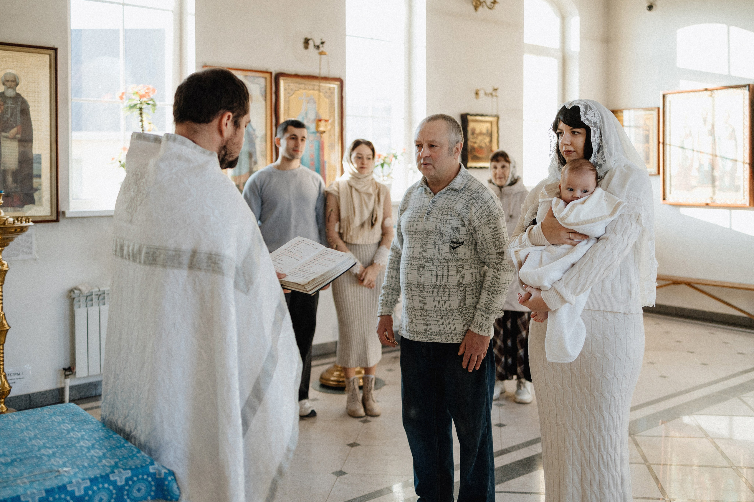 Крещение. Семейный лайфстайл фотограф в г. Липецк