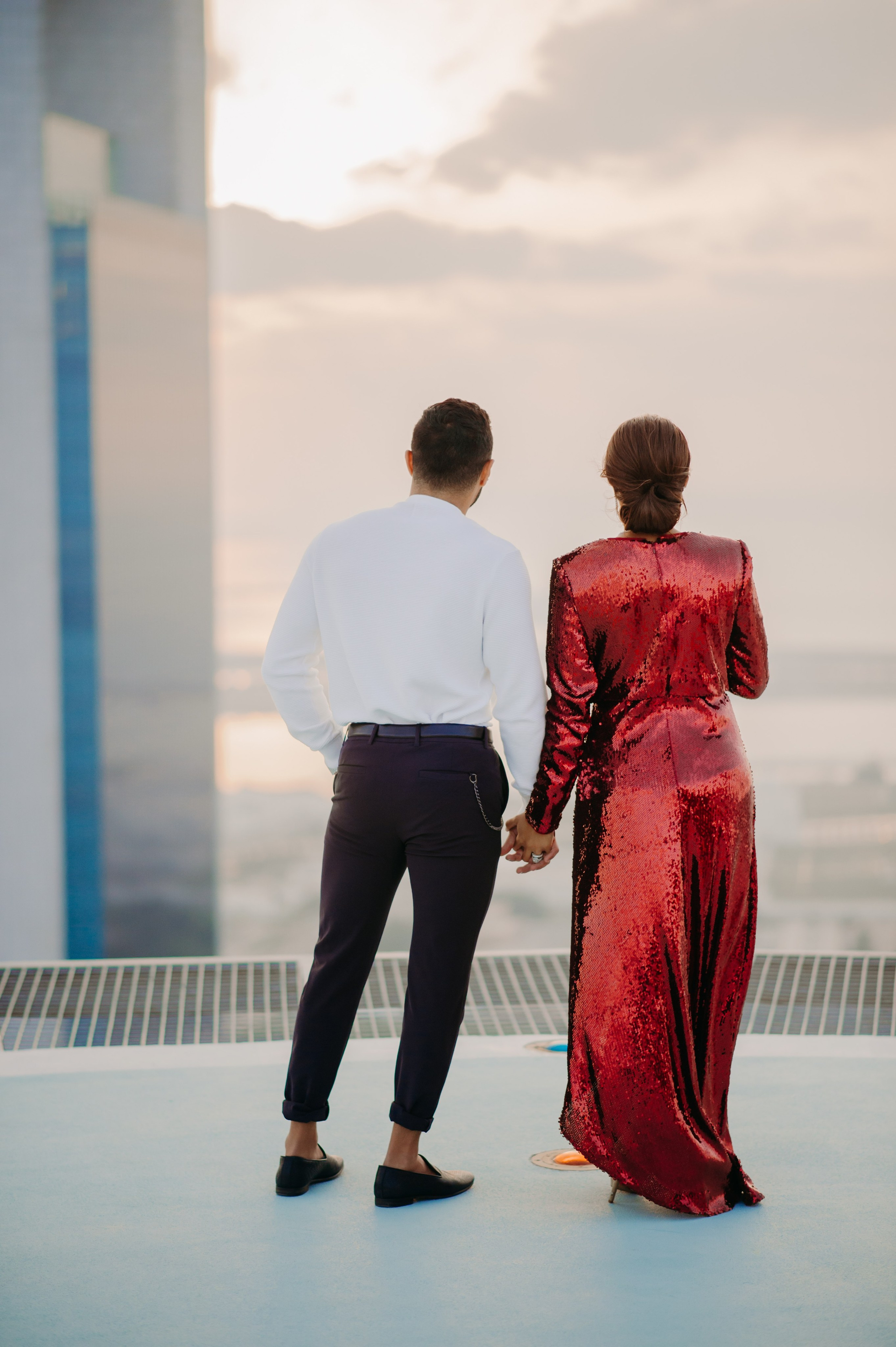 Love Story на высоте (Абу Даби). Фотограф в Москве и Санкт-Петербурге Дарина