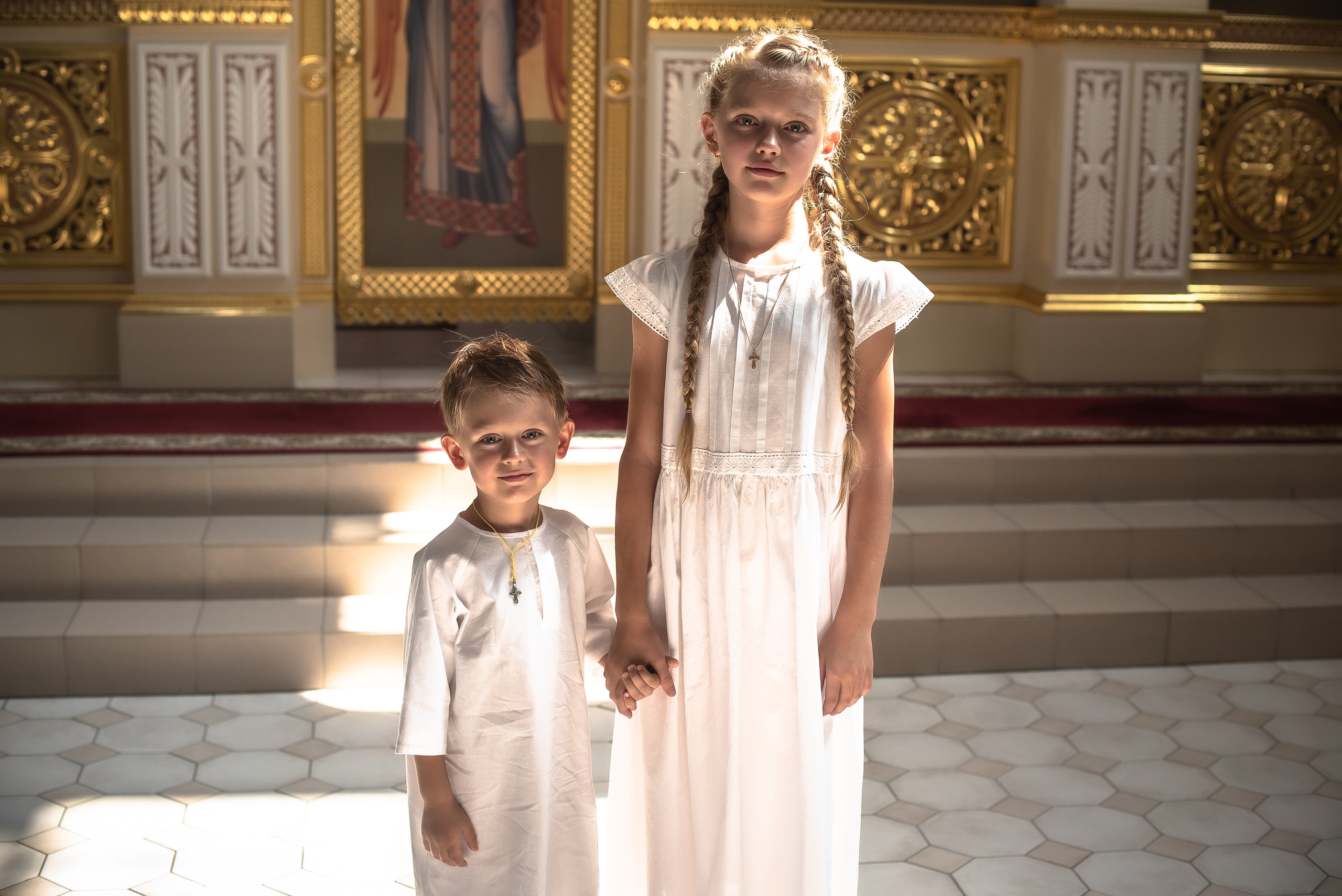 Крещение Юли и Вадима. Фотограф Таинства Крещения в Саратове Ильченко Артем