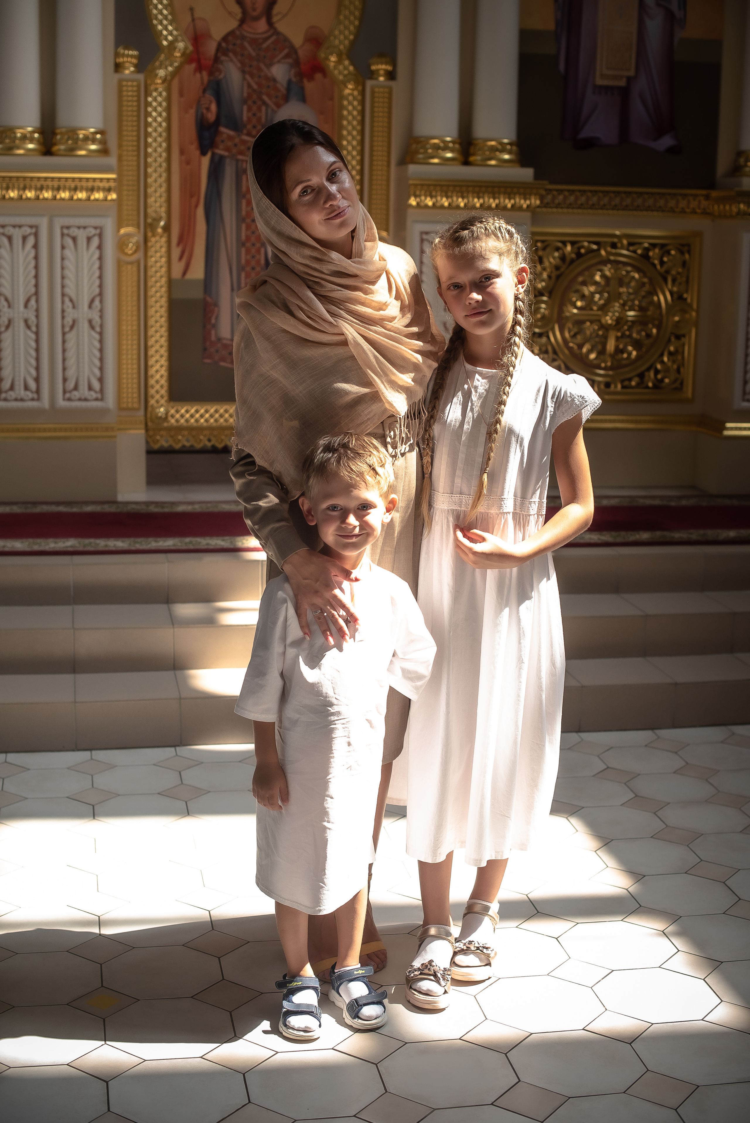 Крещение Юли и Вадима. Фотограф Таинства Крещения в Саратове Ильченко Артем