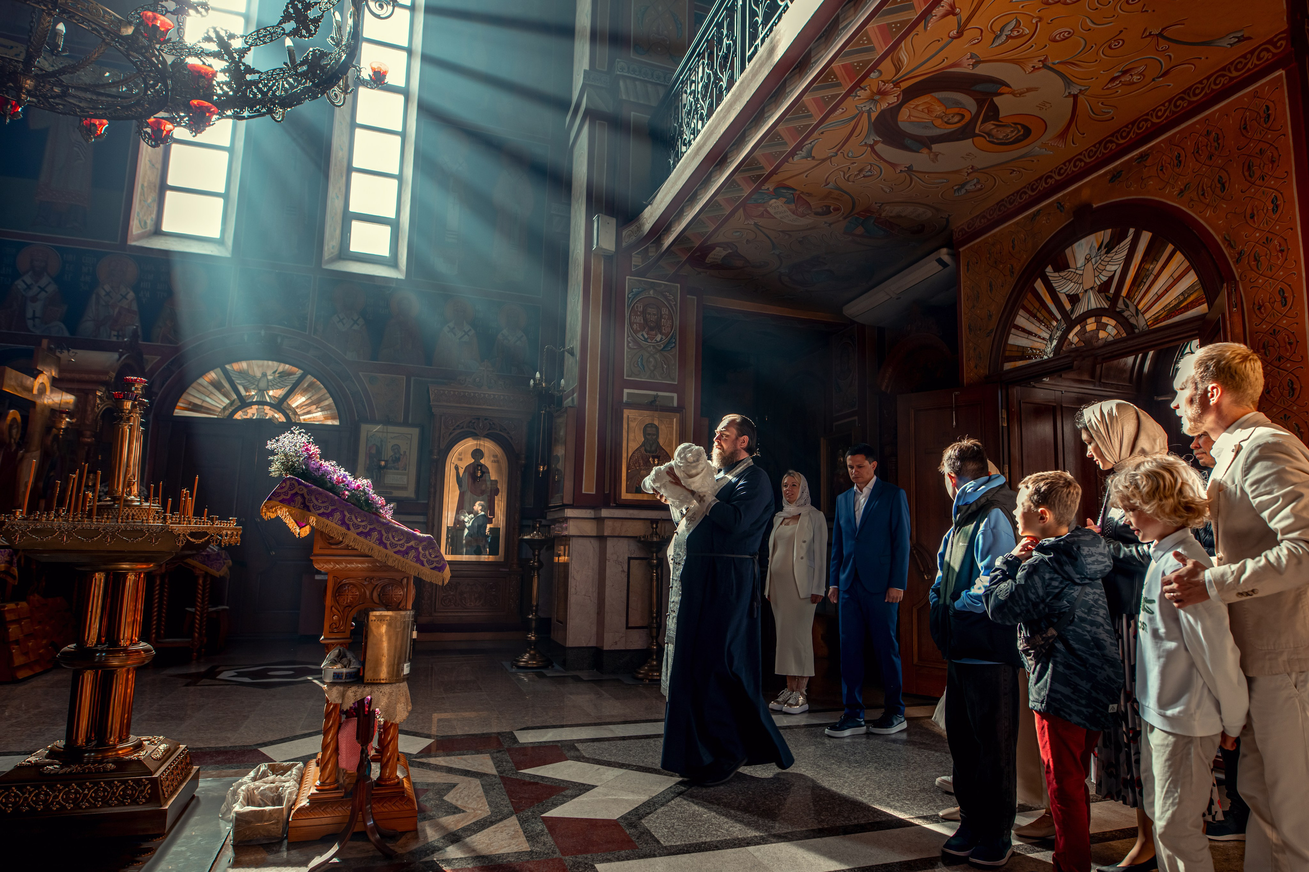 Таинство Крещения Александры. Фотограф Таинств Крещения и Венчания в г. Курске