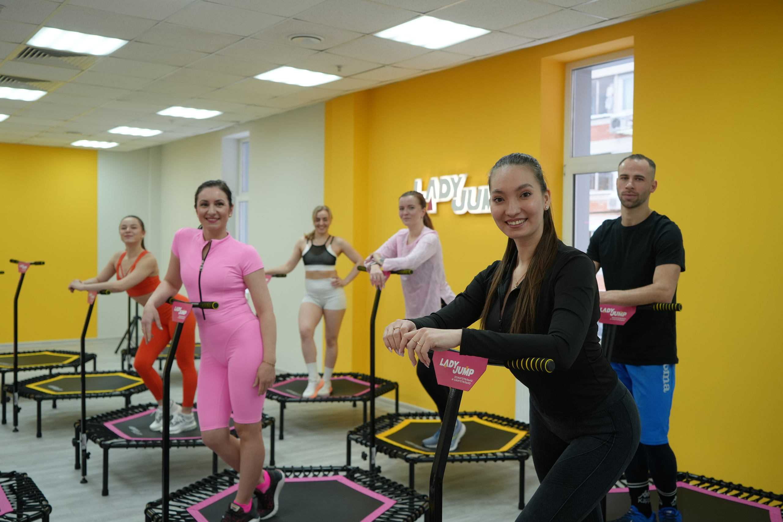 Открытие батутного центра «Lady Jump». Видеограф и Фотограф в Москве