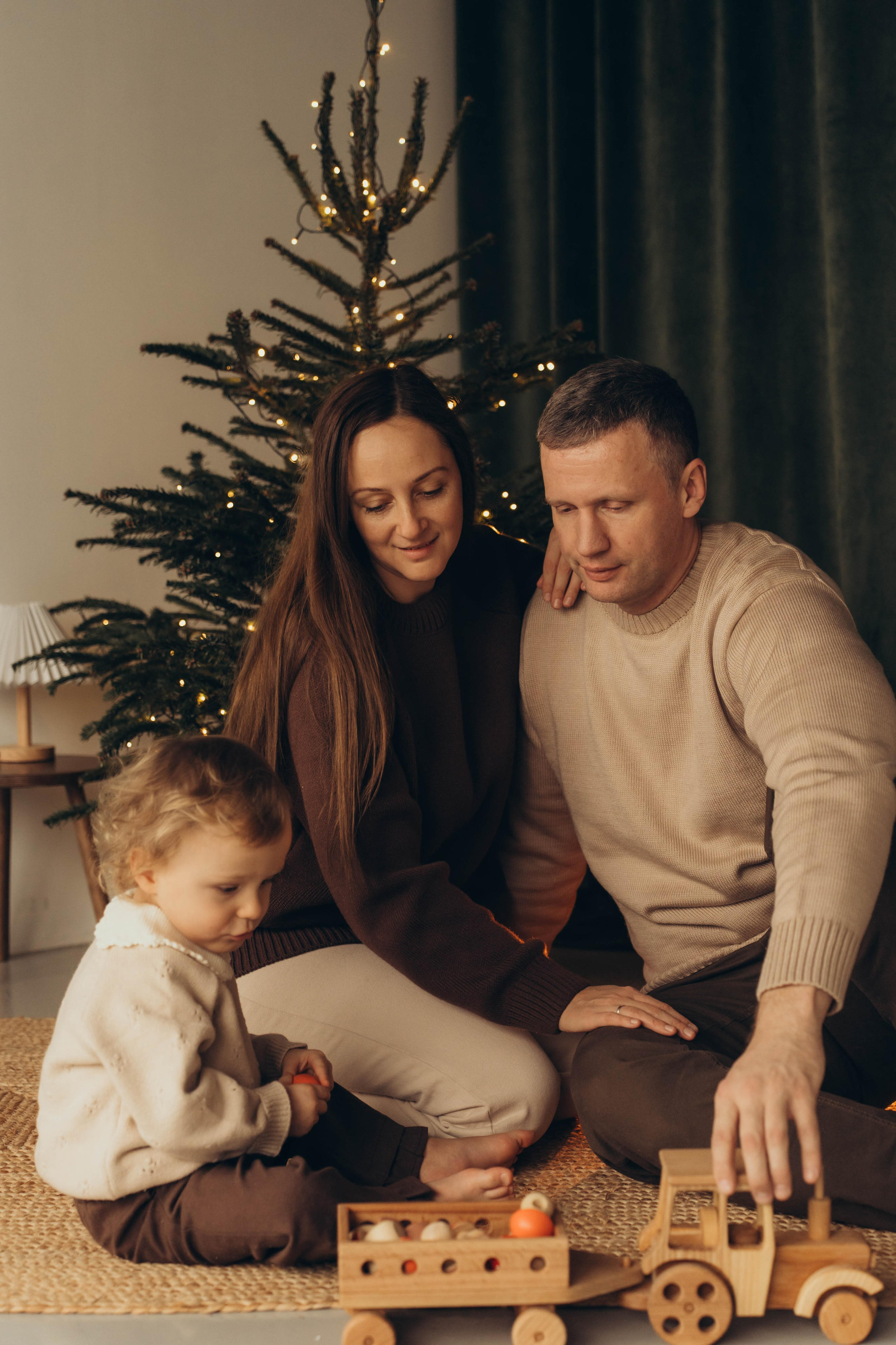 Екатерина, Николай и малышка Аня