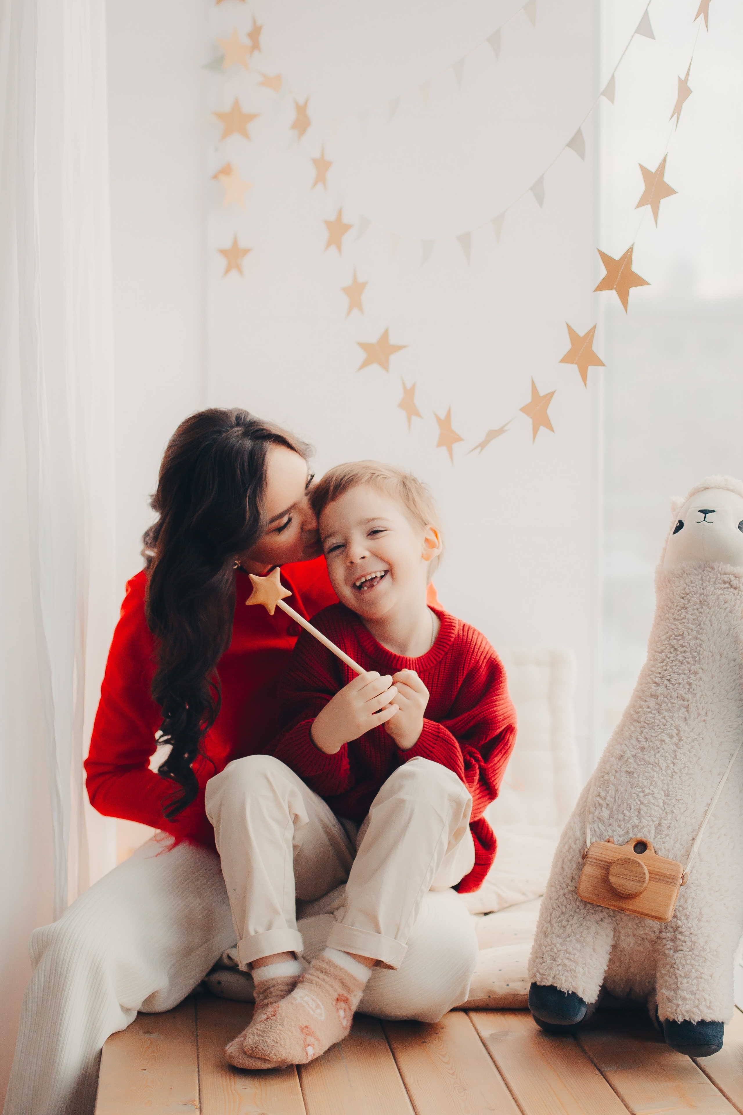 Новогодняя съёмка в студии. Фотограф Евгения Мальцева, Архангельск