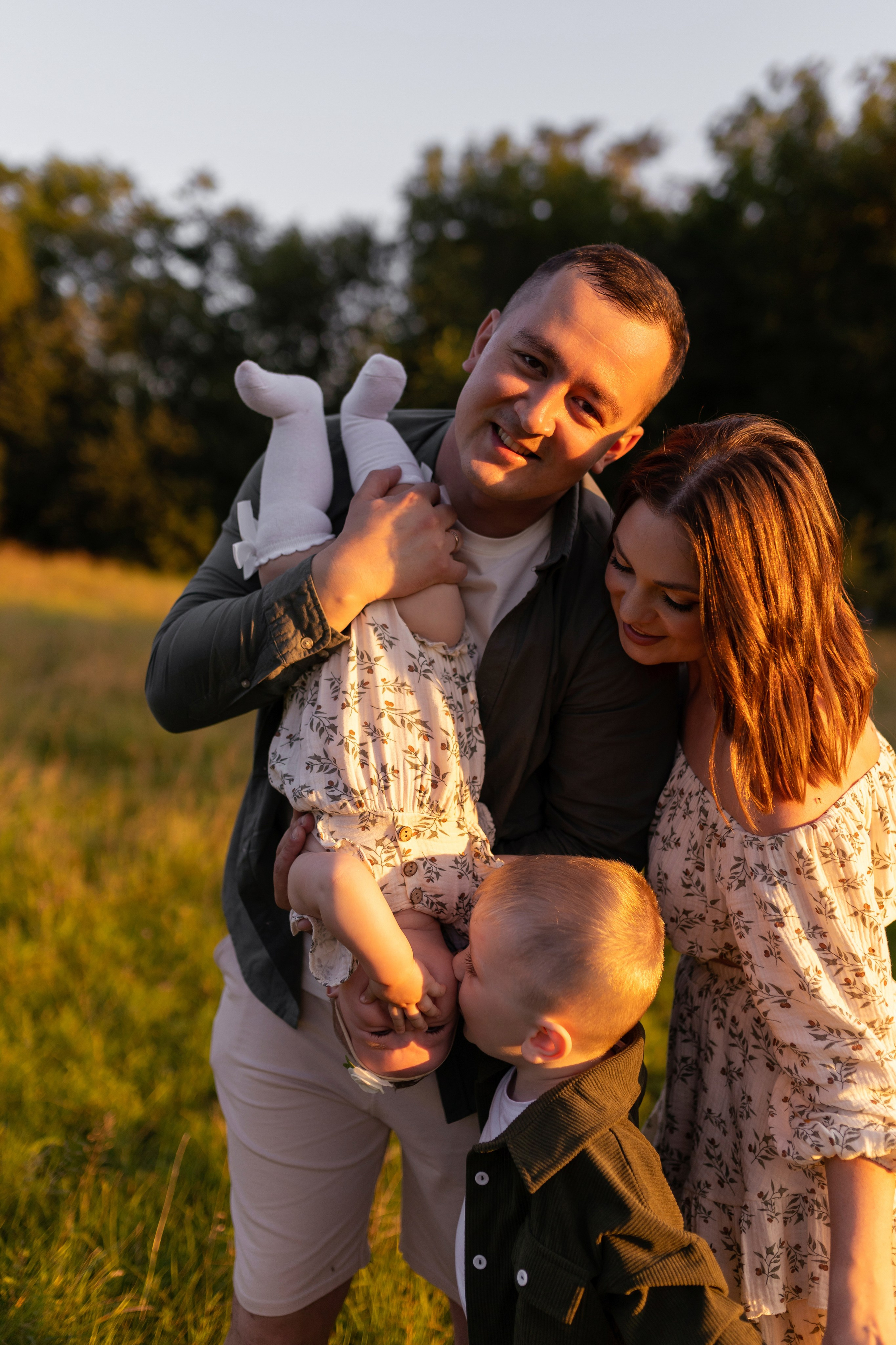 Семейная фотосессия на закате. ФОТОГРАФ ХАБАРОВСК АНАСТАСИЯ РАЧЕНКОВА