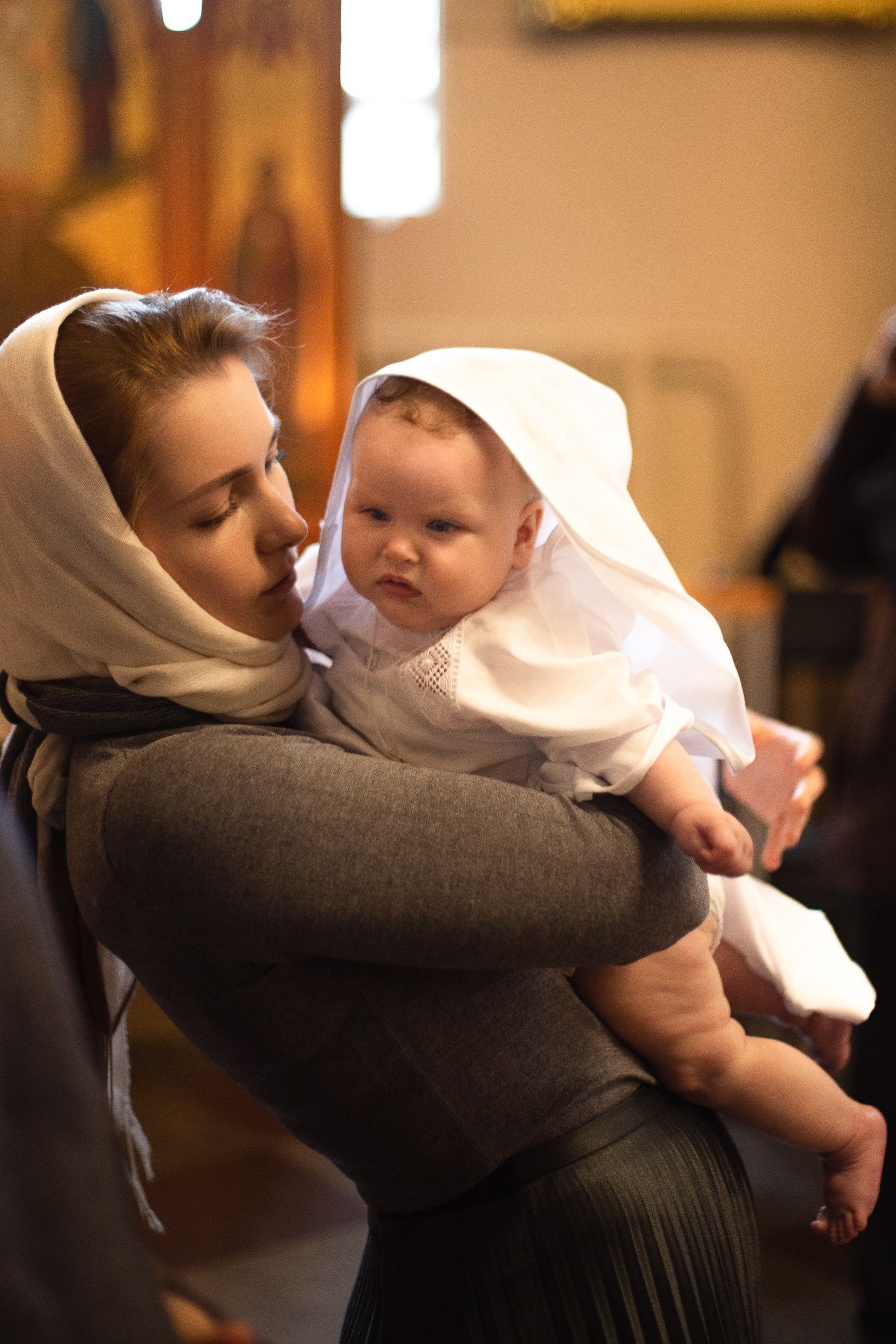 Крещение Ксении в Спасо-Преображенском соборе. Фотограф Анастасия Малеева