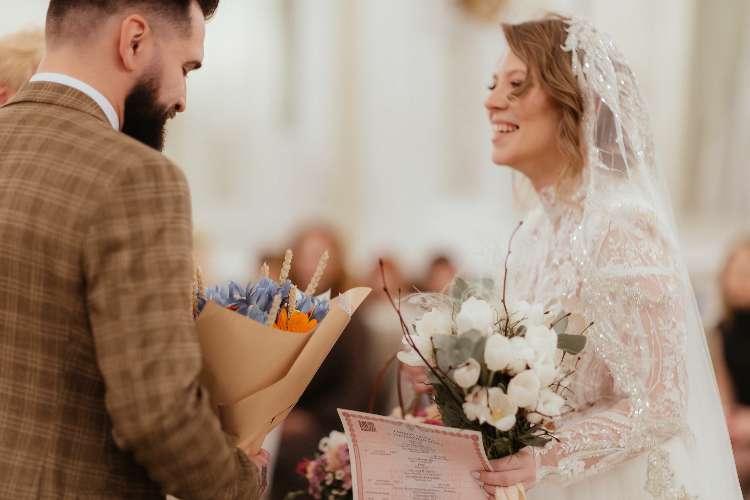 Wedding «Marriage registration». Свадебные фотограф и видеограф Наталья и Анатолий Новиковы СПб