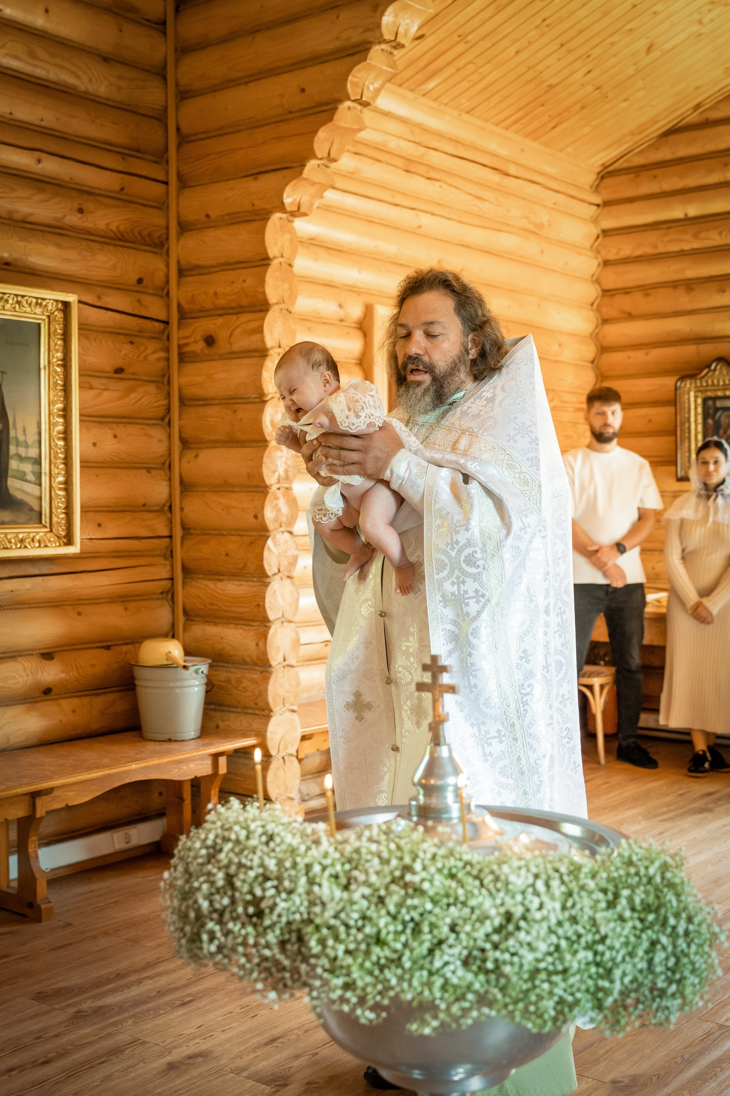 Крещение Авроры в храме 12 апостолов. Фотограф на Крещение Тула и Венчание в Туле, детский и семейный фотограф