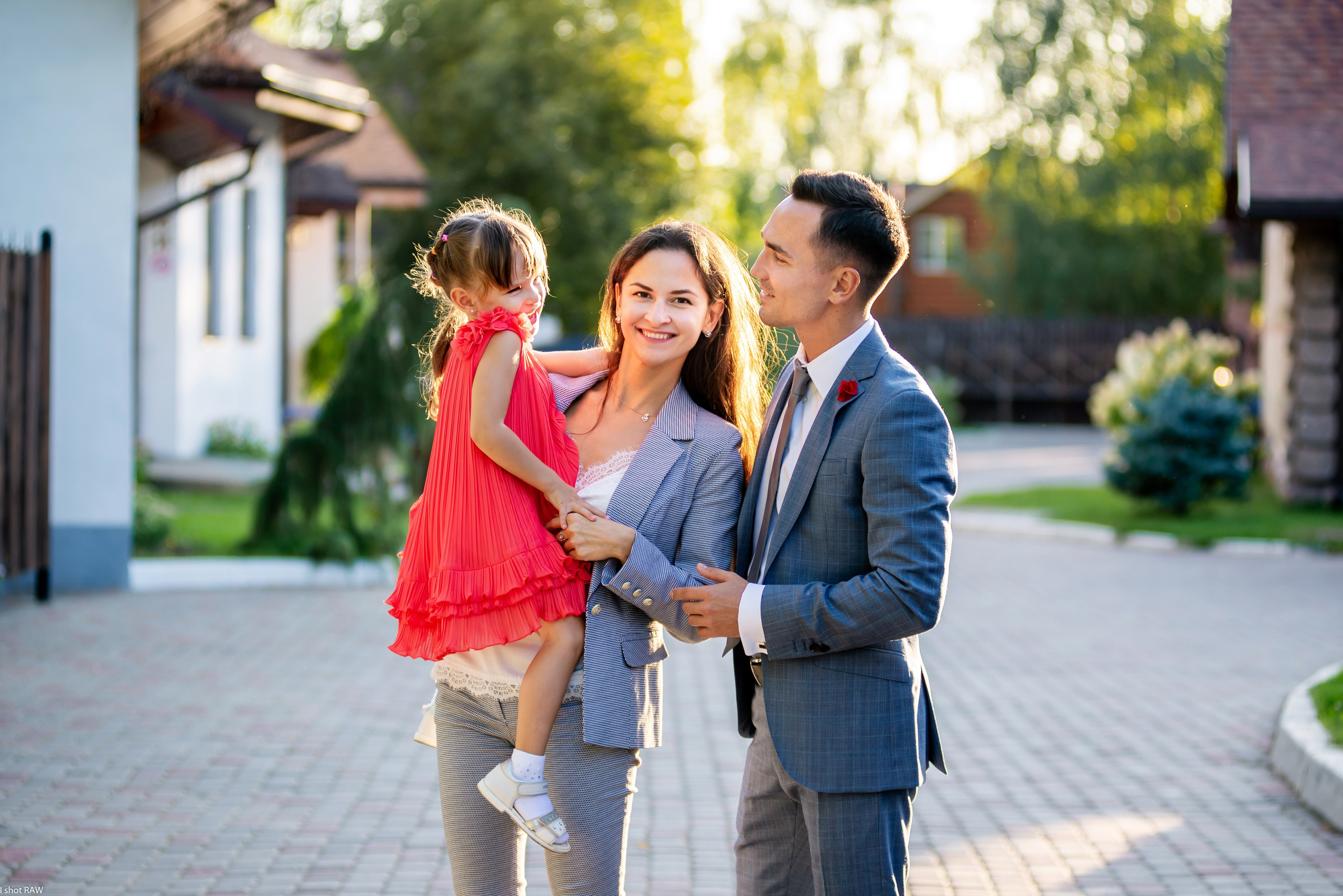 Денис, Алина и маленькая Вера. Свадебный фотограф в Рязани Вагнер Владимир