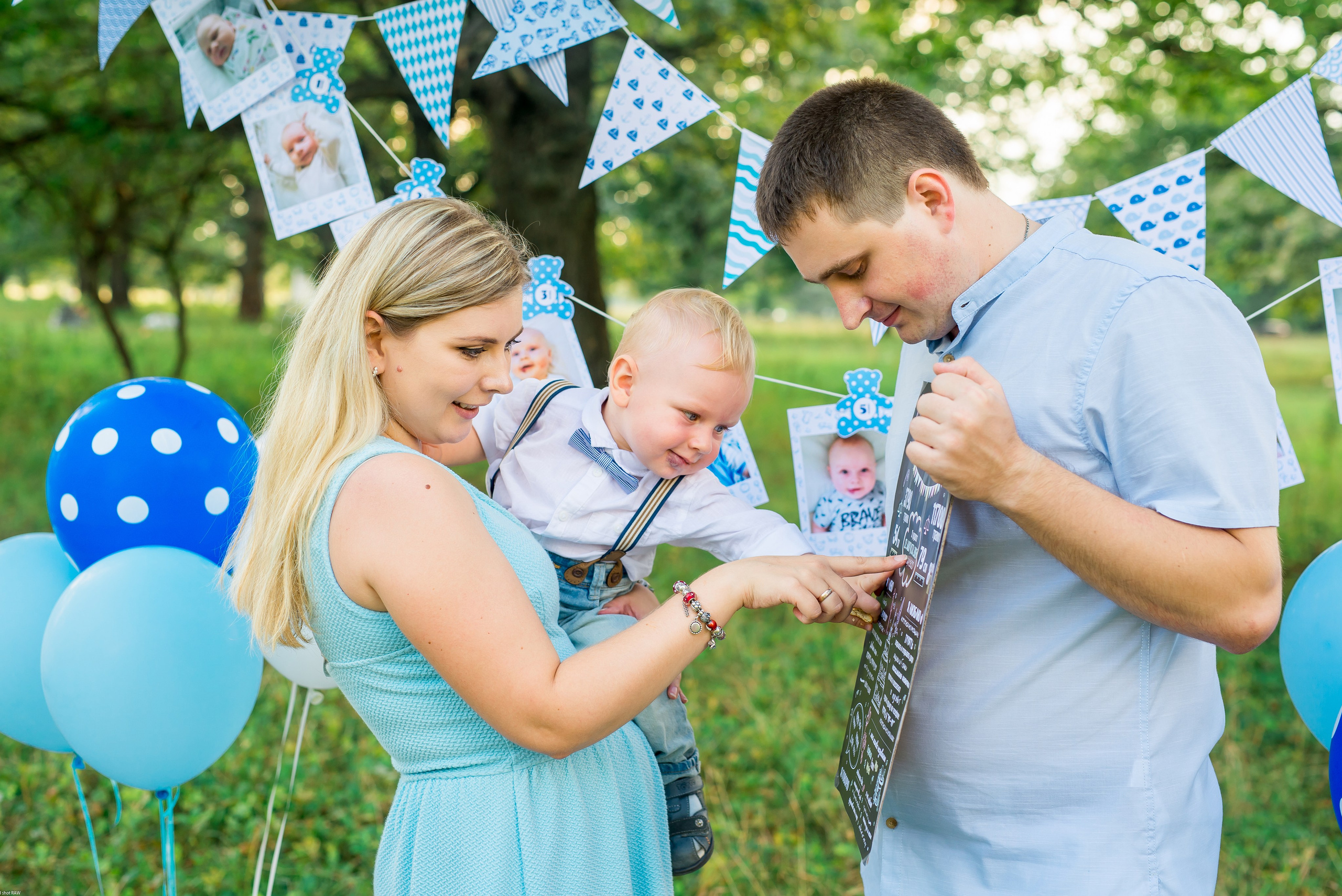 Вова, Маша и маленький Серёжа. Свадебный фотограф в Рязани Вагнер Владимир