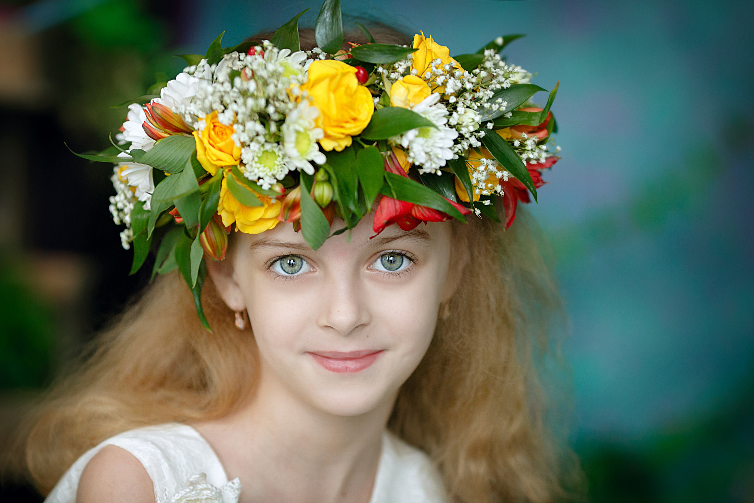 ДЕТИ. Фотопроект «Венок из живых цветов». Фотограф в Москве Оксана Цехмистер