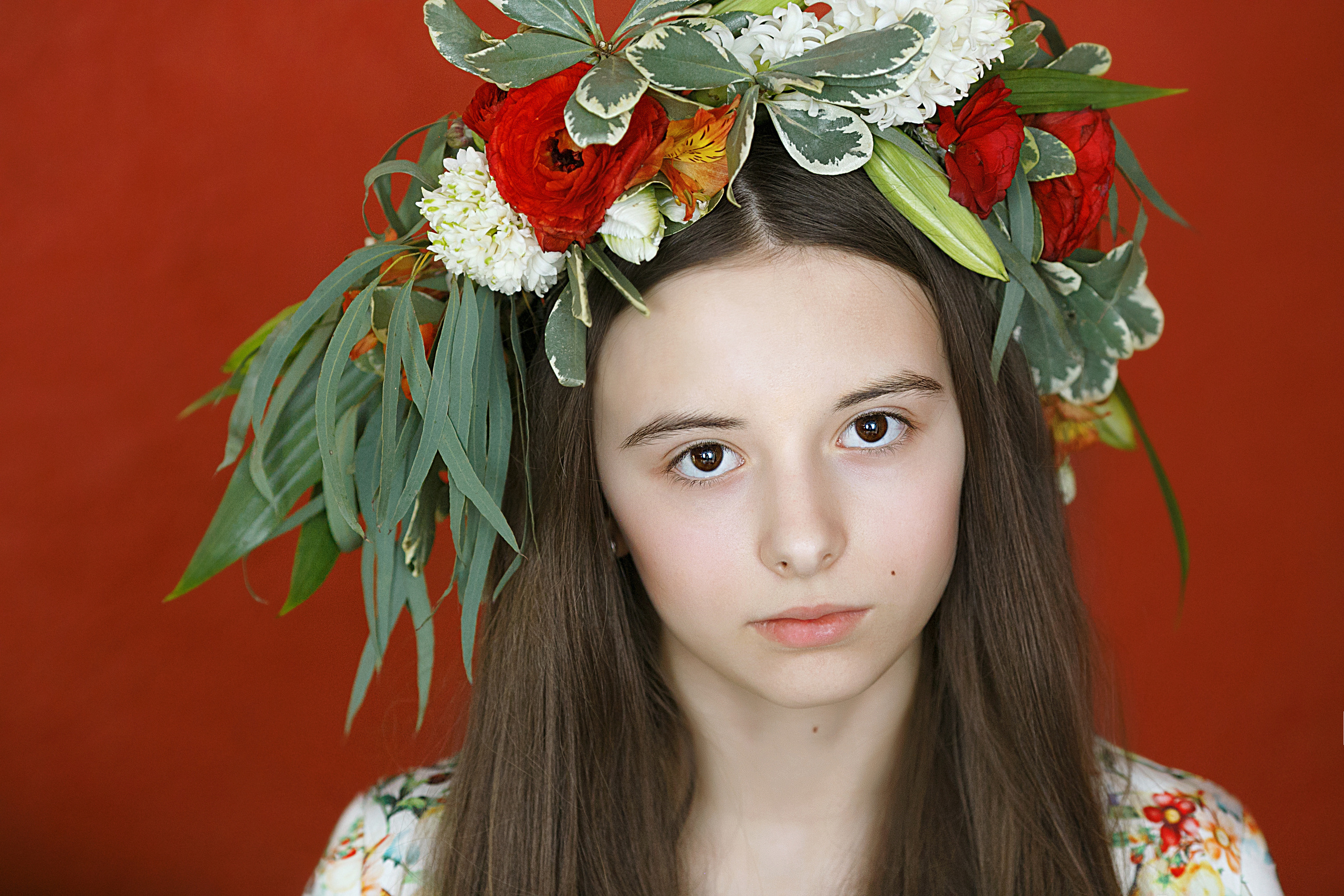 ДЕТИ. Фотопроект «Венок из живых цветов». Фотограф в Москве Оксана Цехмистер