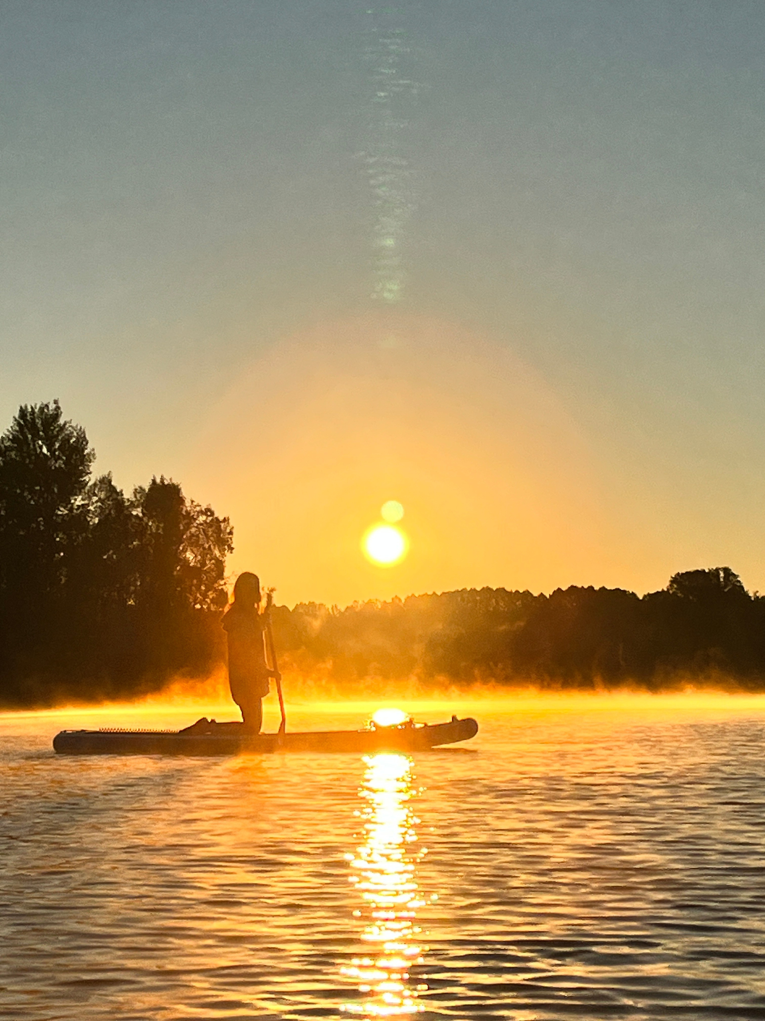 Рассветы на сапбордах в Уфе