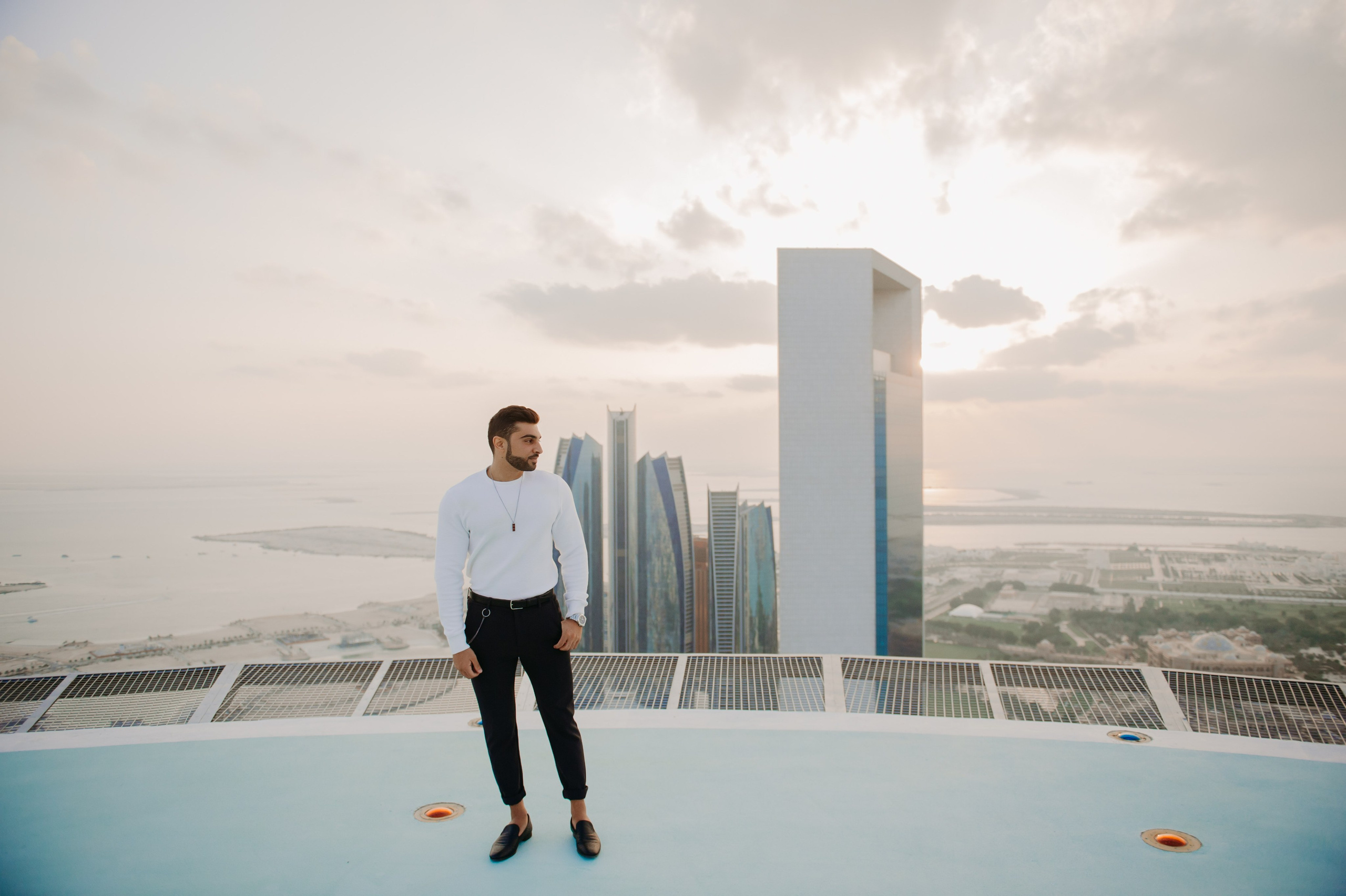 Love Story на высоте (Абу Даби). Фотограф в Москве и Санкт-Петербурге Дарина