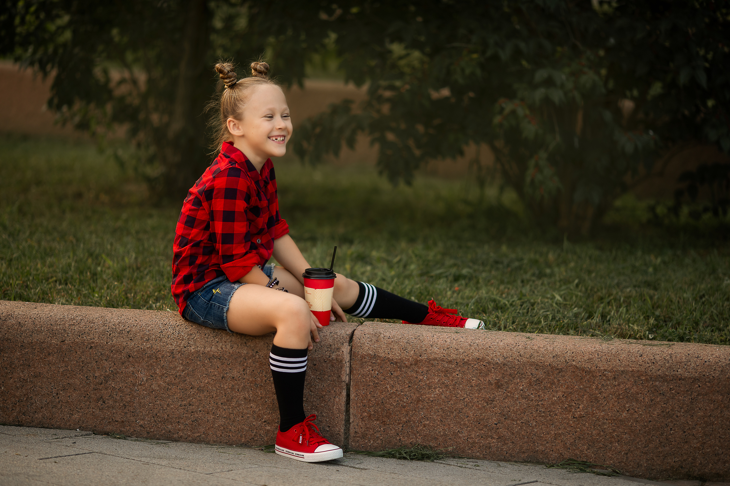 В центре города. Детский и семейный фотограф в Красноярске Елена Коровкина