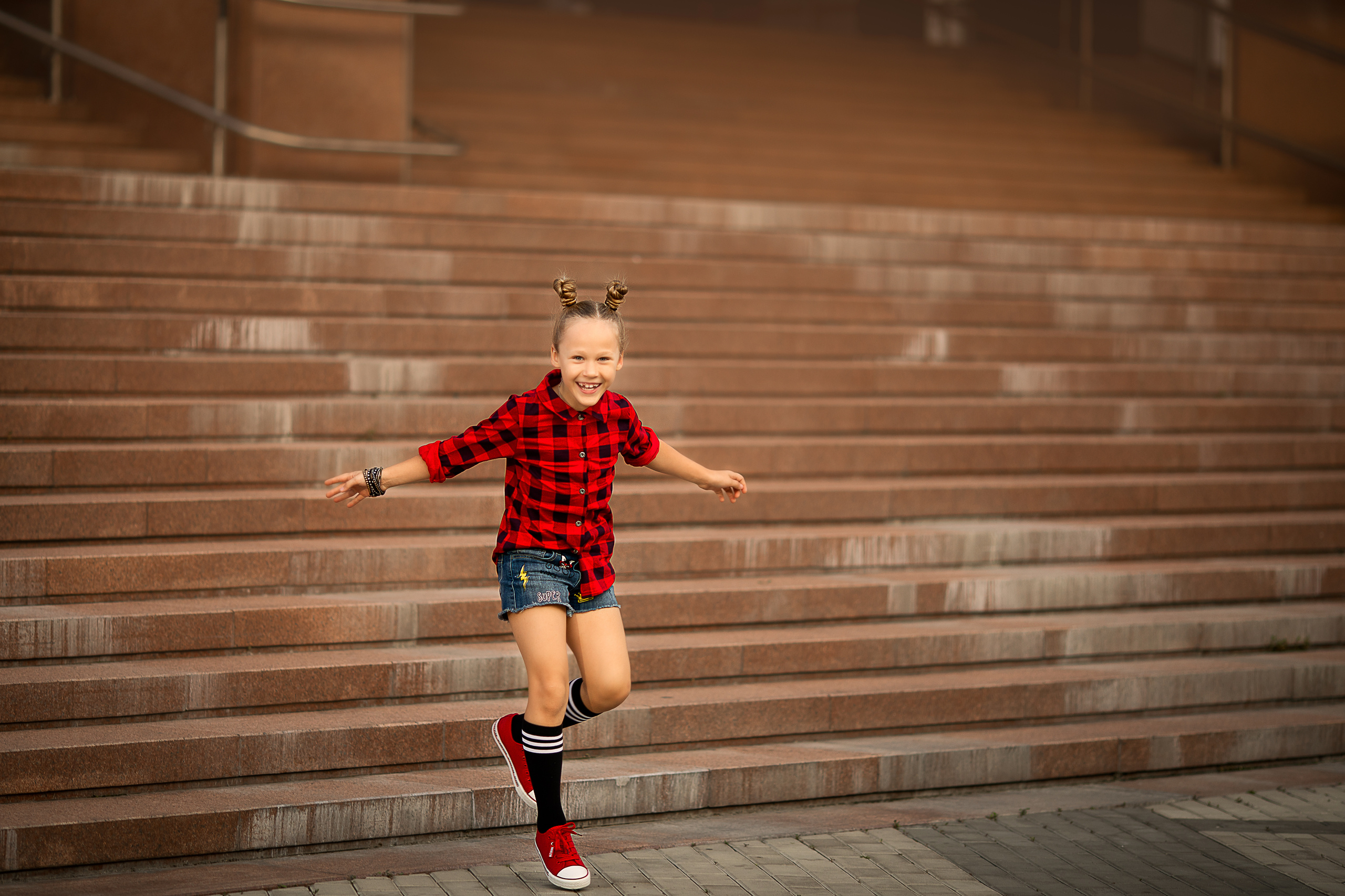 В центре города. Детский и семейный фотограф в Красноярске Елена Коровкина