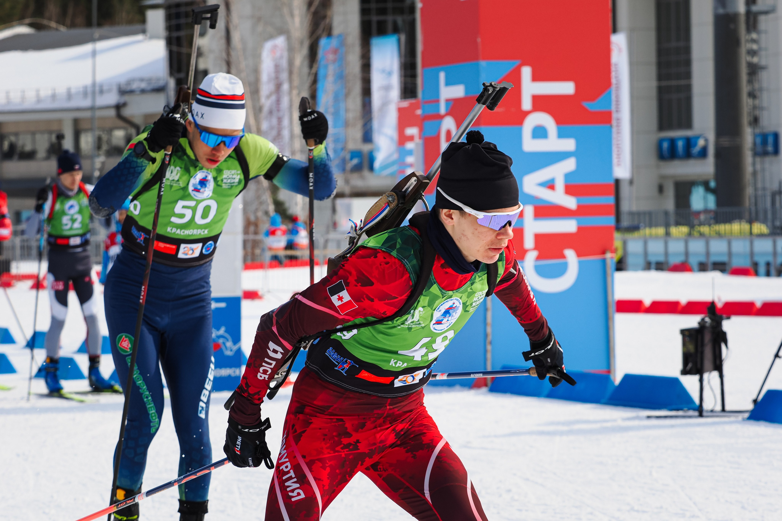 Биатлон / Первенство России. Репортажный фотограф Алексей Козьмин