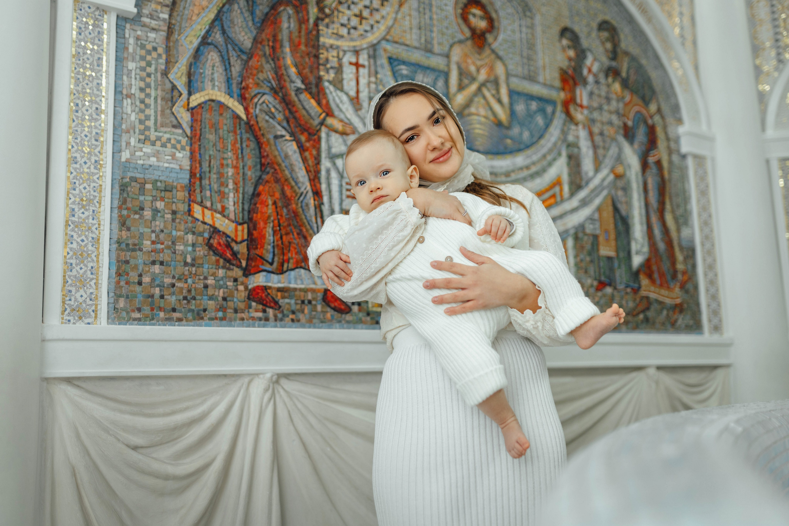 Крещение Демида, храм Святой Троицы, декабрь 2025