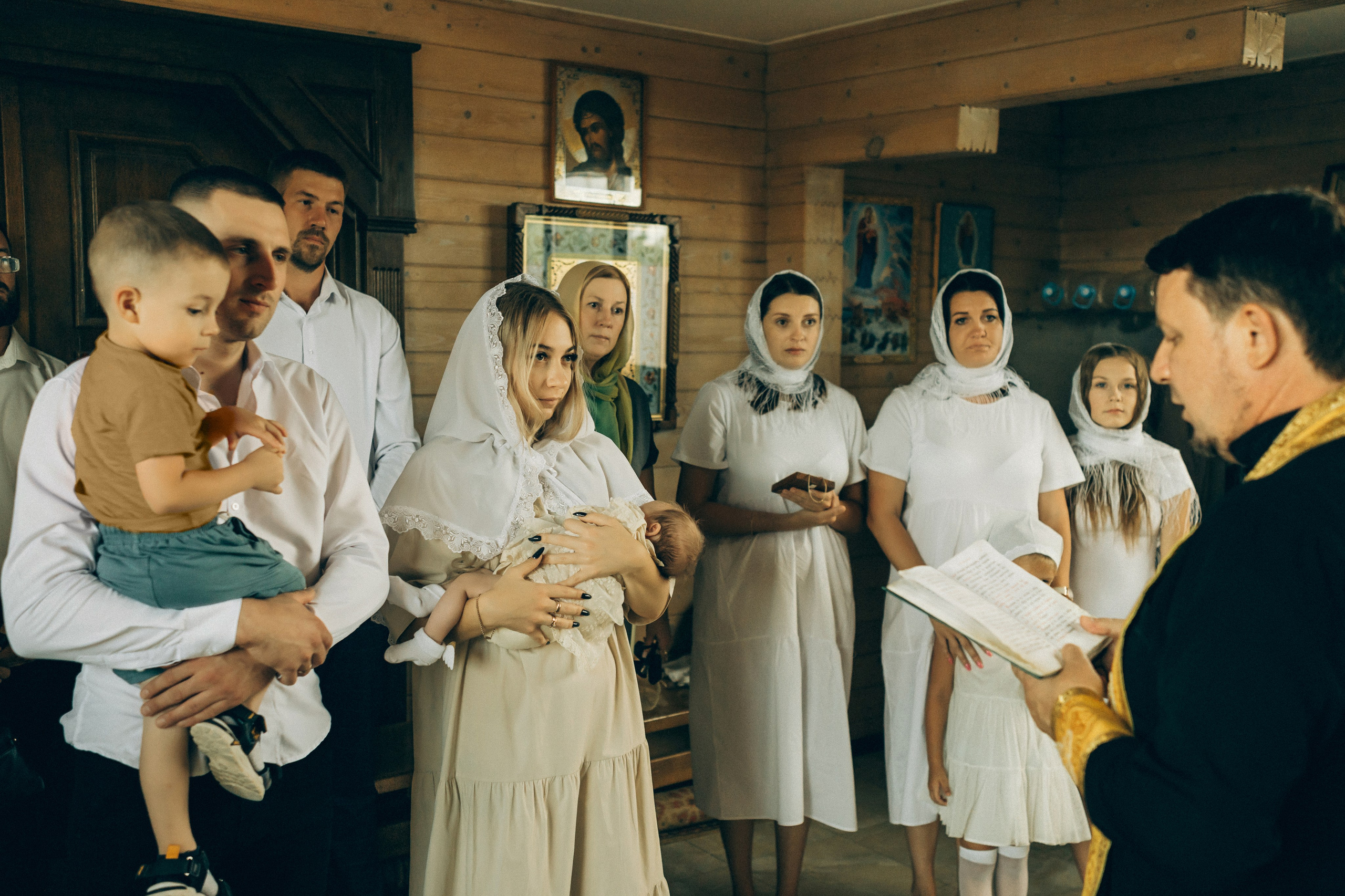 Крещение Агаты. Семейный фотограф и детский фотограф в Волгограде Алеся Бутакова — дет