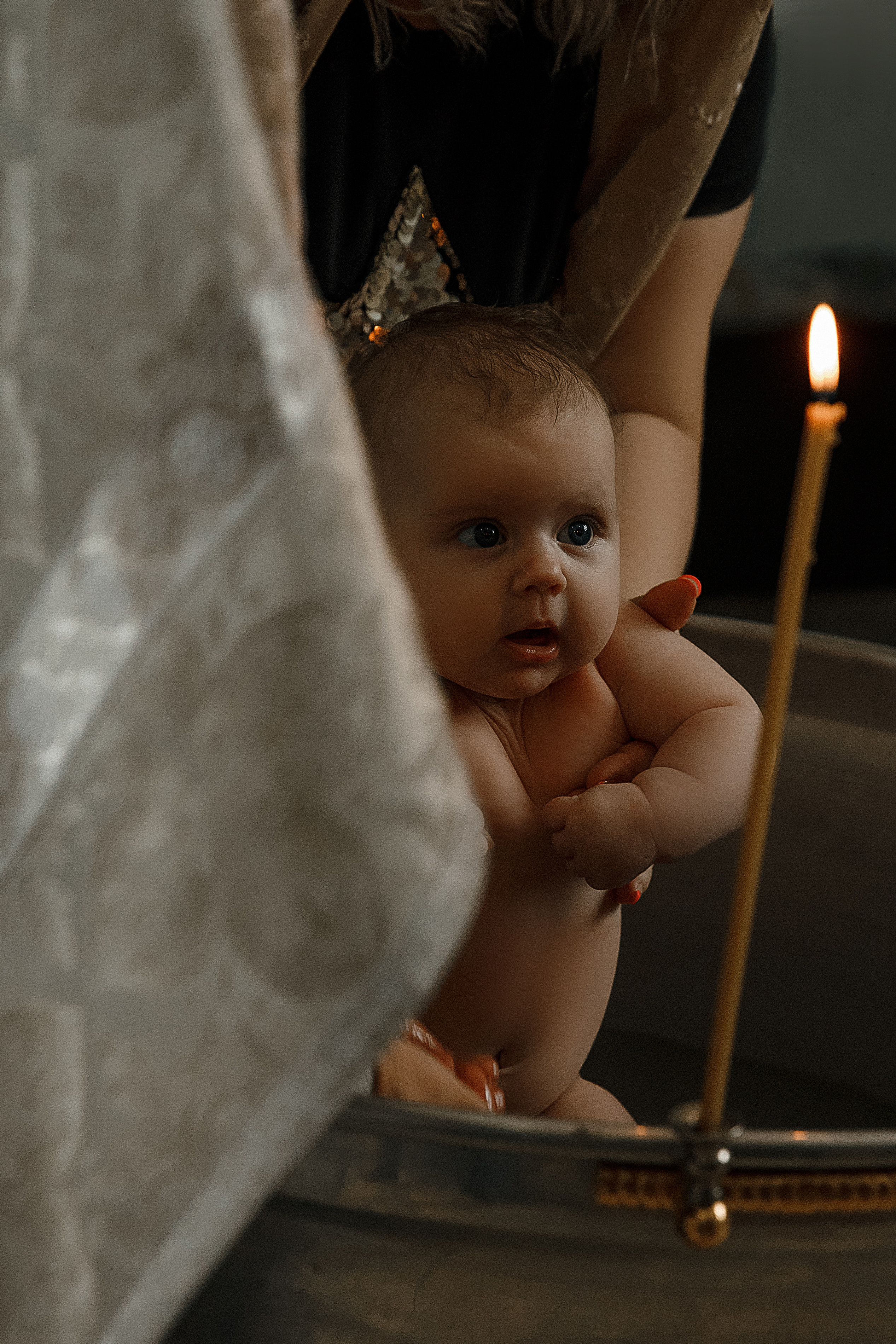 Крещение в Храме в честь иконы Пресвятой Богородицы «Всех скорбящих радость». Свадебный и семейный фотограф в Саратове Виолетта Привалова