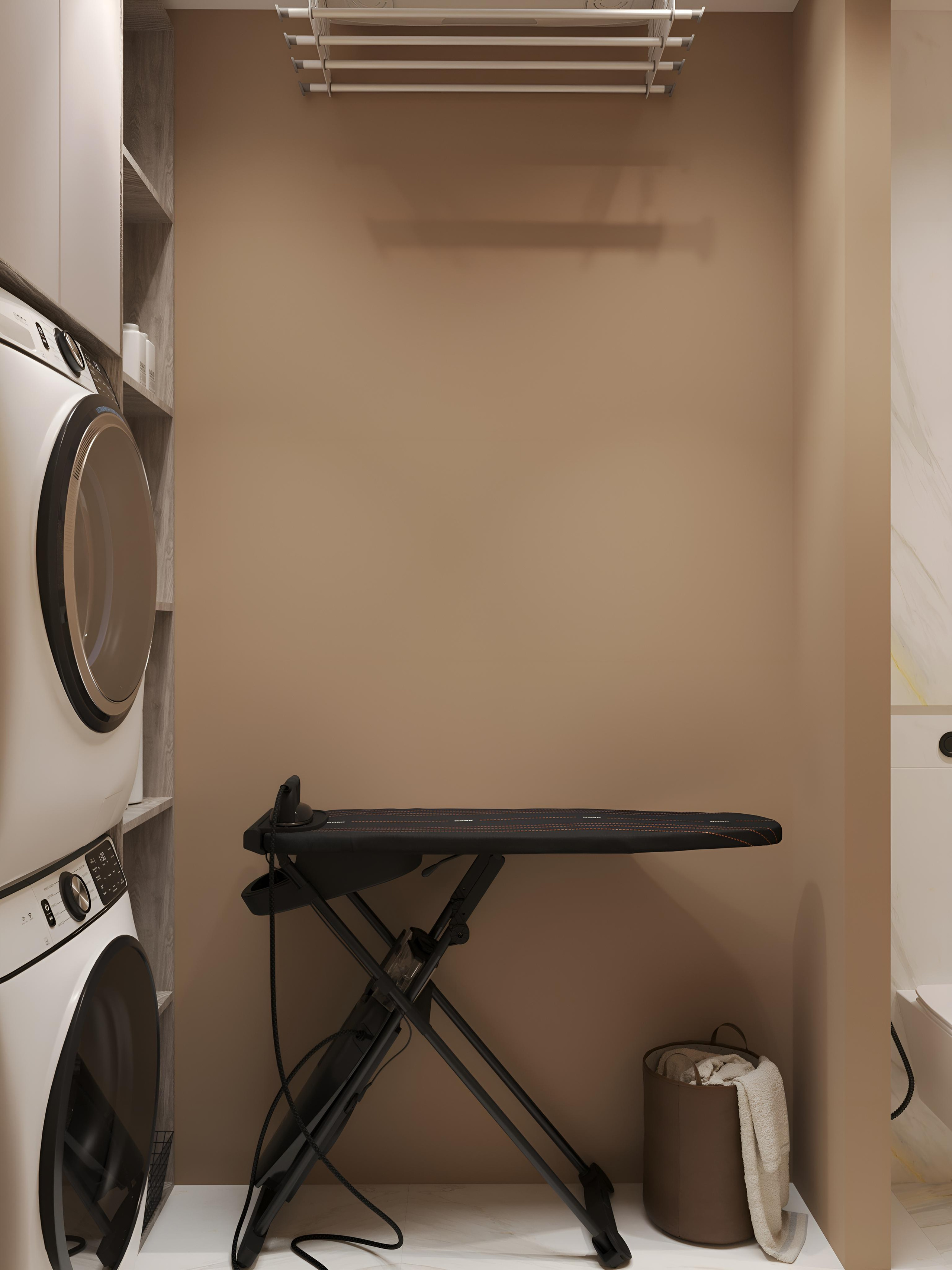 Сан.узел+постирочная. 3D Визуализация интерьеров жилых и коммерческих помещений