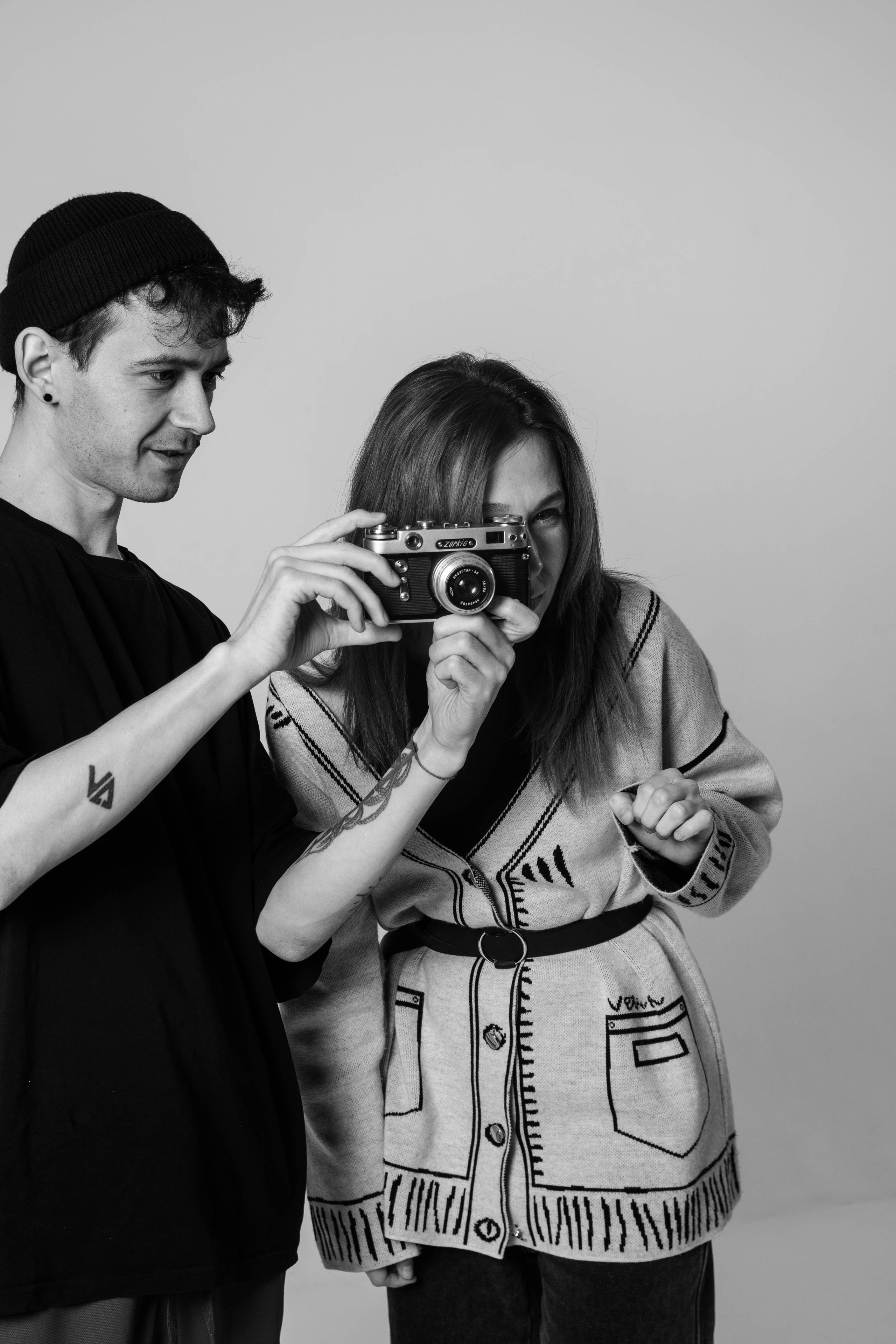 чб Love Story в студии