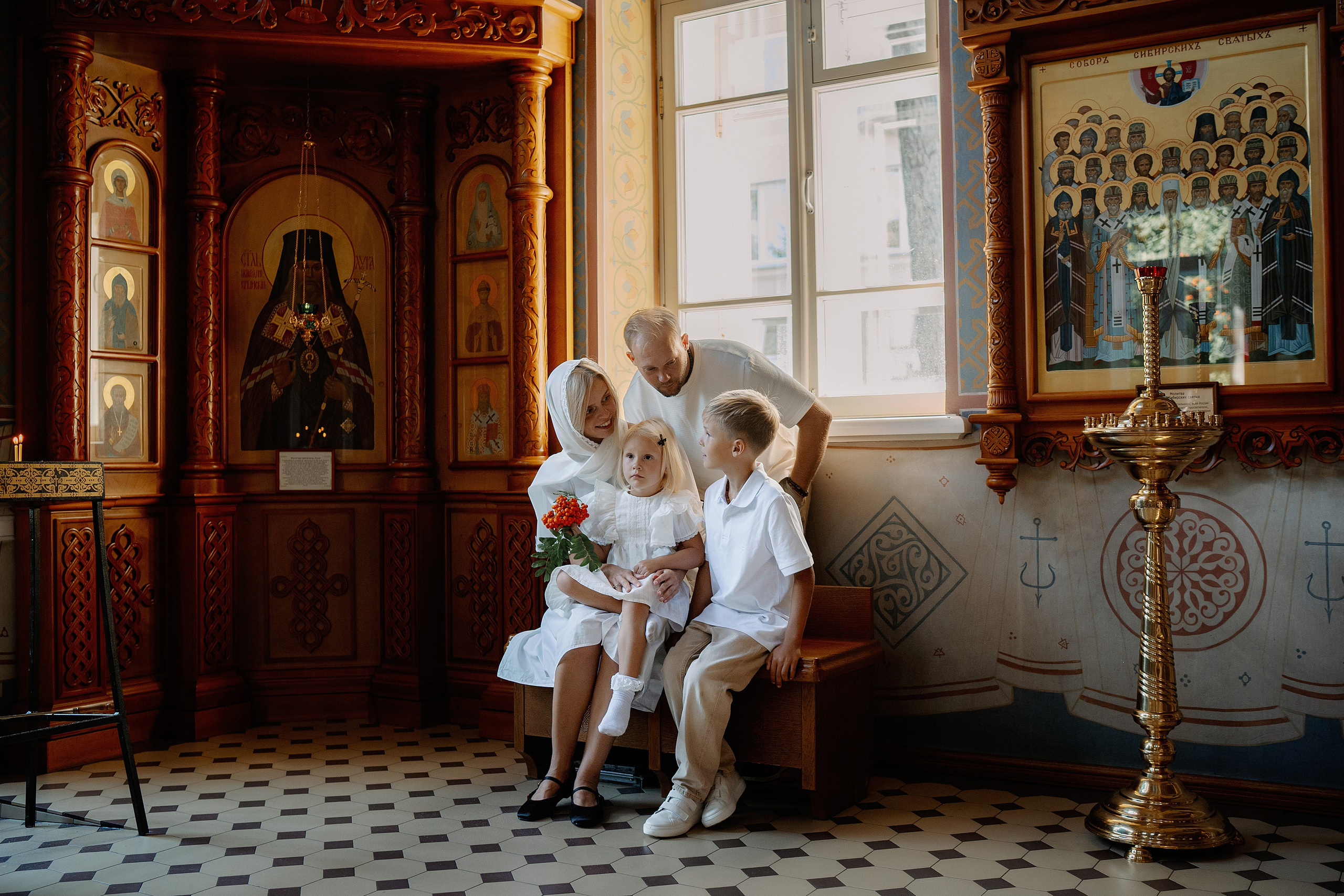 Крещение Евы. Фотограф на Крещение и Венчание в Красноярске Рамазанова Юлия