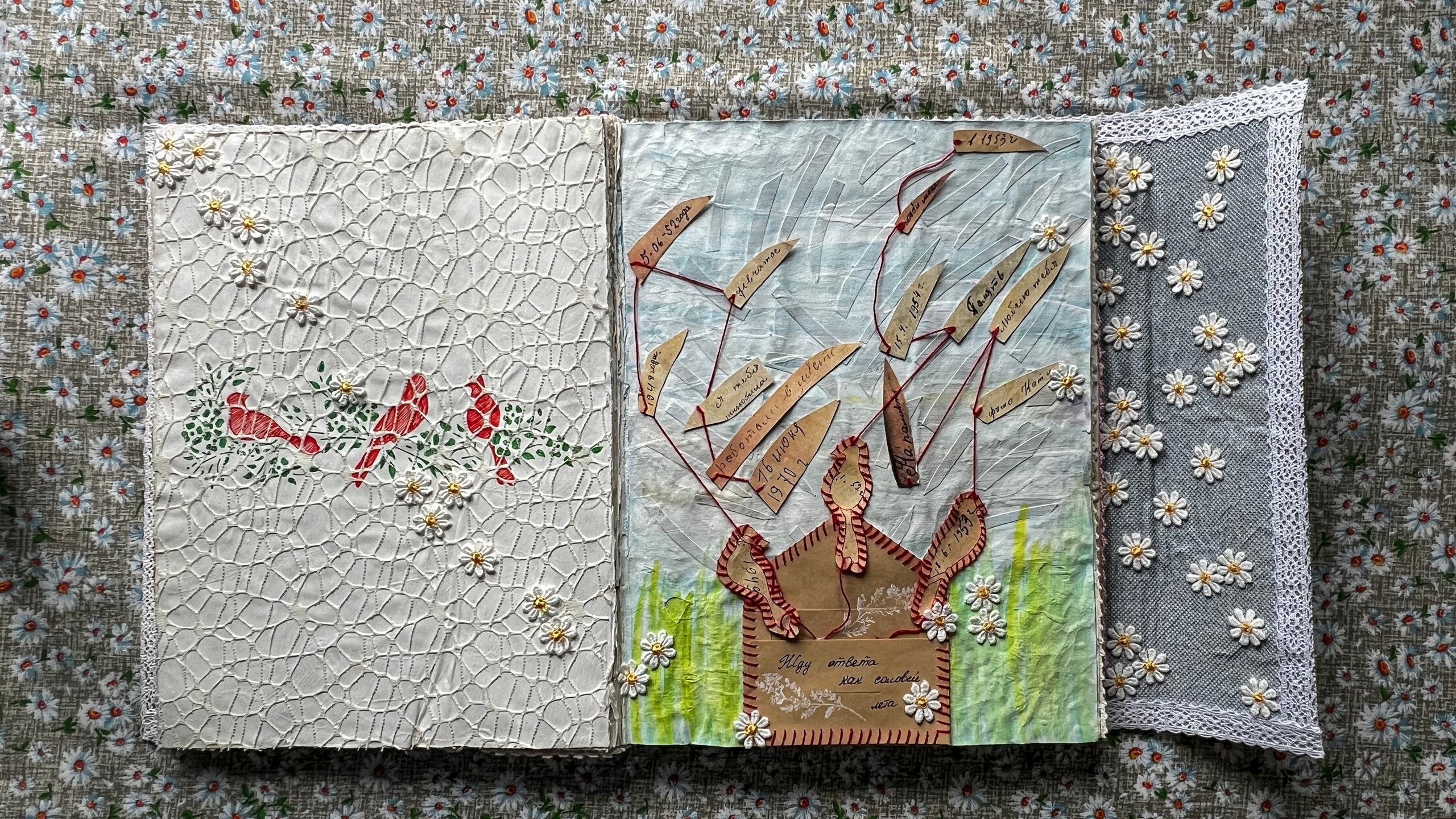 The house where the summer birds lived. Artist Ekaterina Starovoitova