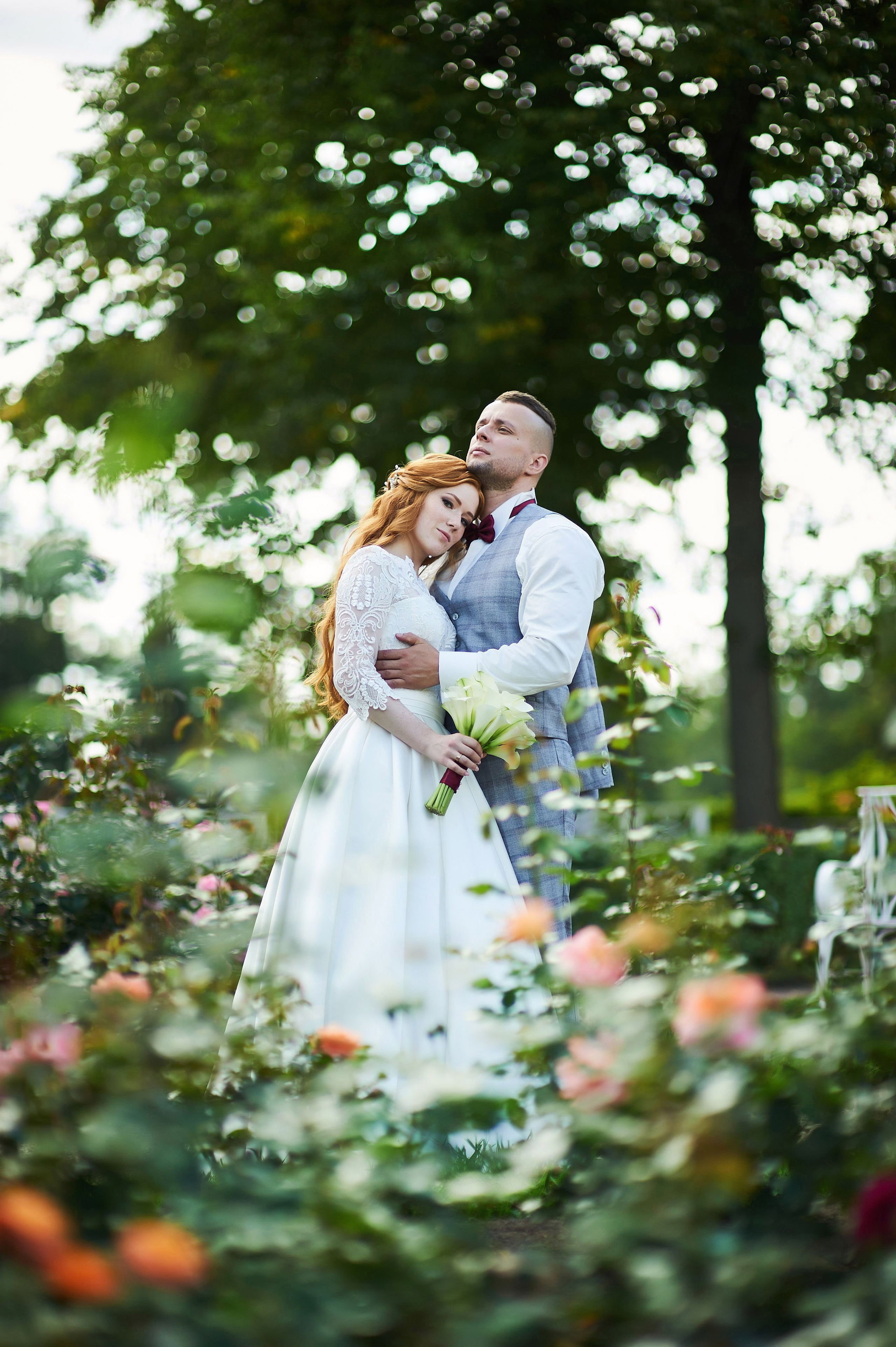 Красивейшая свадебная прогулка для проведения фотосессии своей свадьбы по Екатерининскому парку в Пушкине Наталии и Александра. Портретный, семейный и свадебный фотограф в Санкт-Петербурге и в Пушкине Ширяев Денис