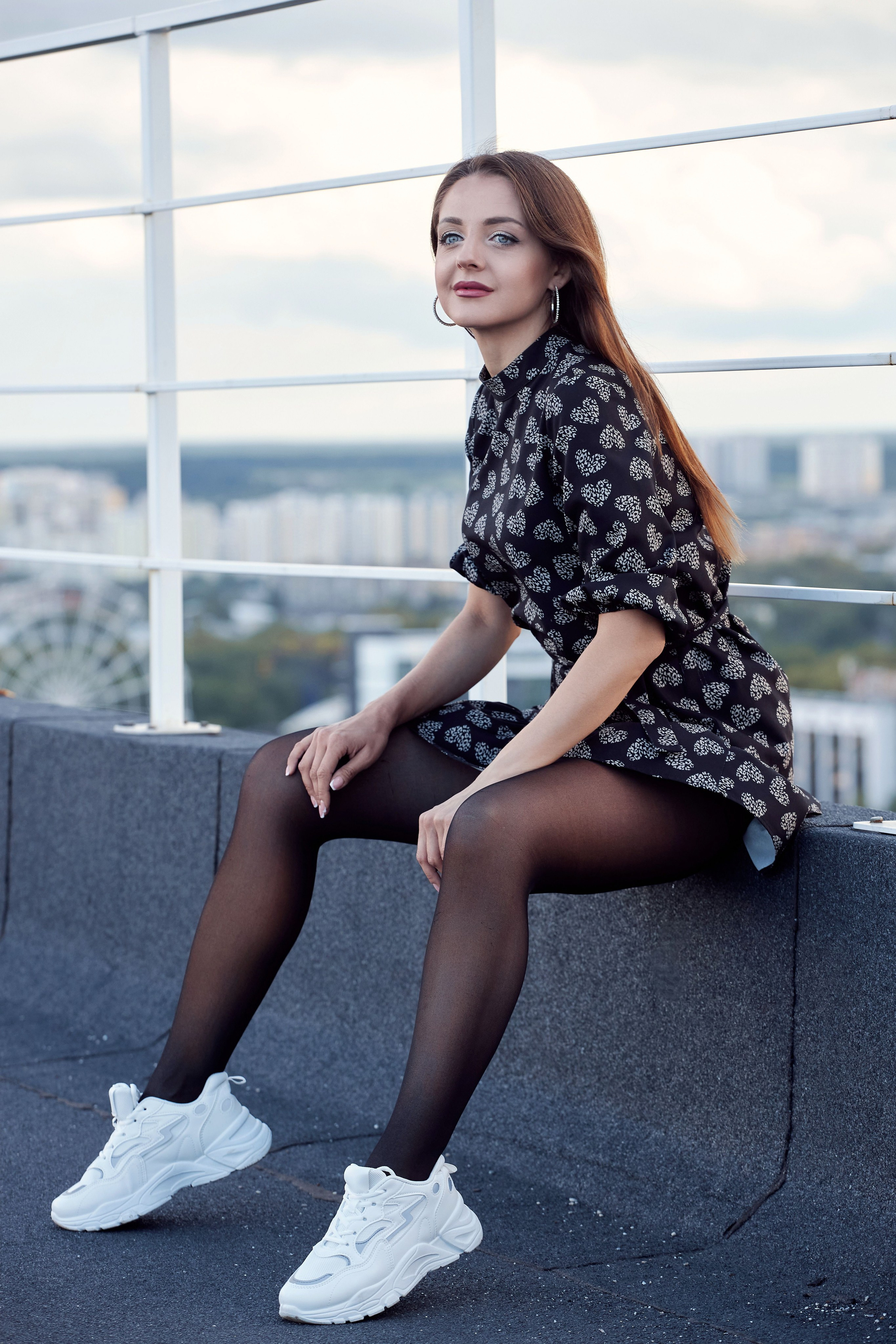 На крыше. Фотограф Алексей Яковлев