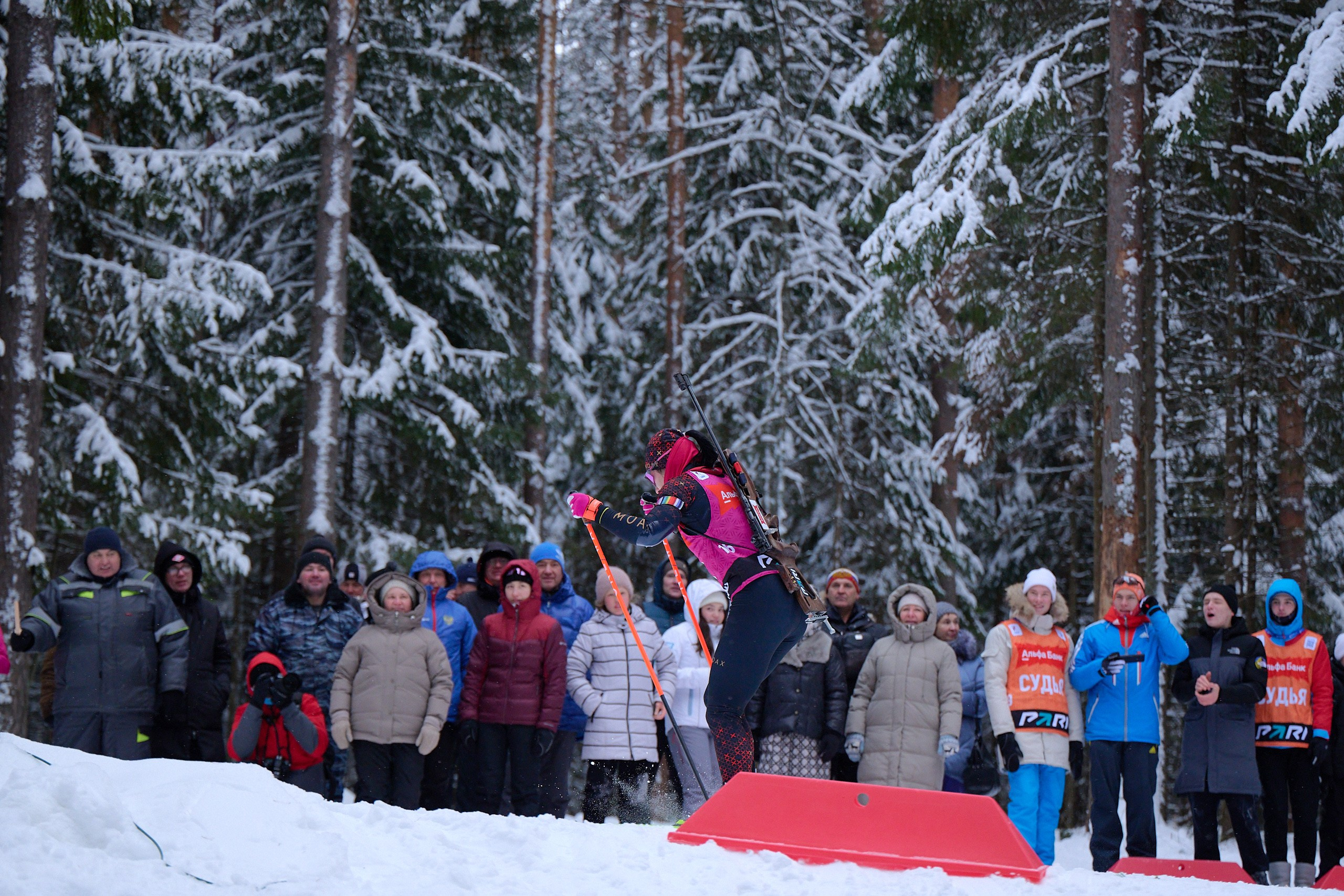 Биатлон. Чемпионат России — 2024/2025, 3-й этап, Ижевск. Ижевская винтовка. Спортивный репортажный фотограф в Ижевске Сергей Мерзляков