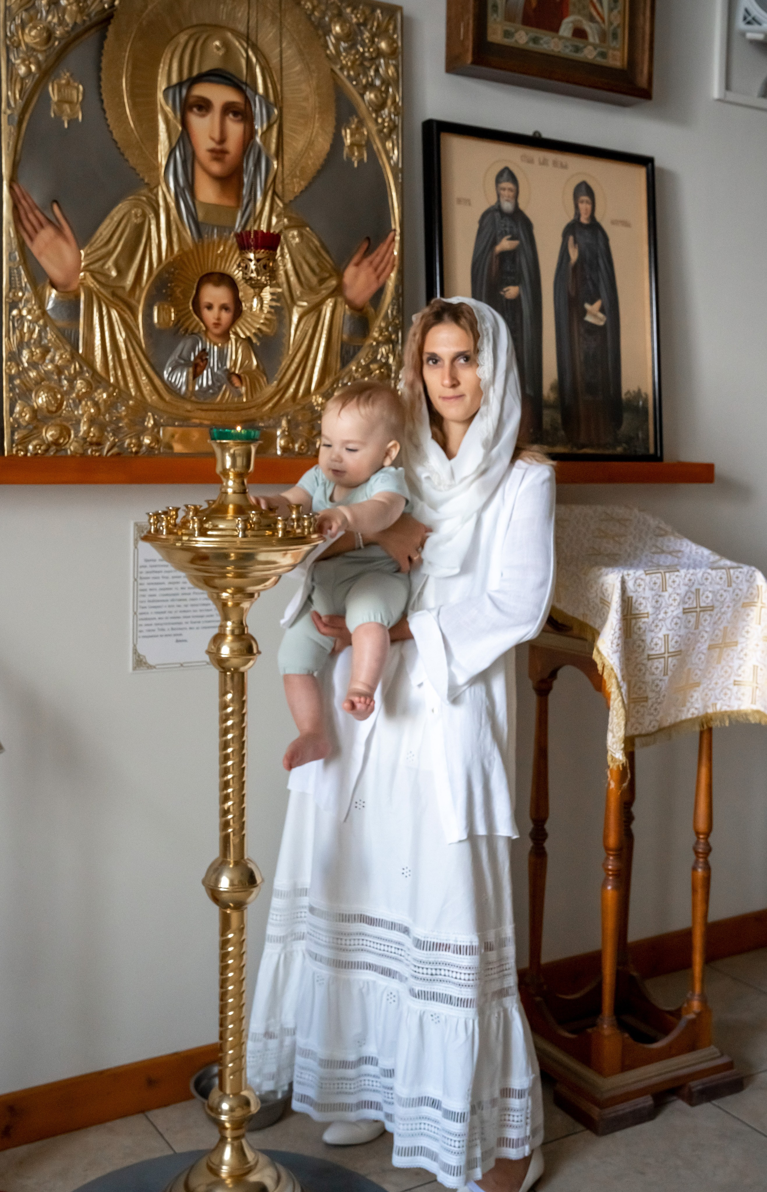 Крещение Савелия. Студийный и портретный фотограф в САНКТ-ПЕТЕРБУРГЕИрина Махаон