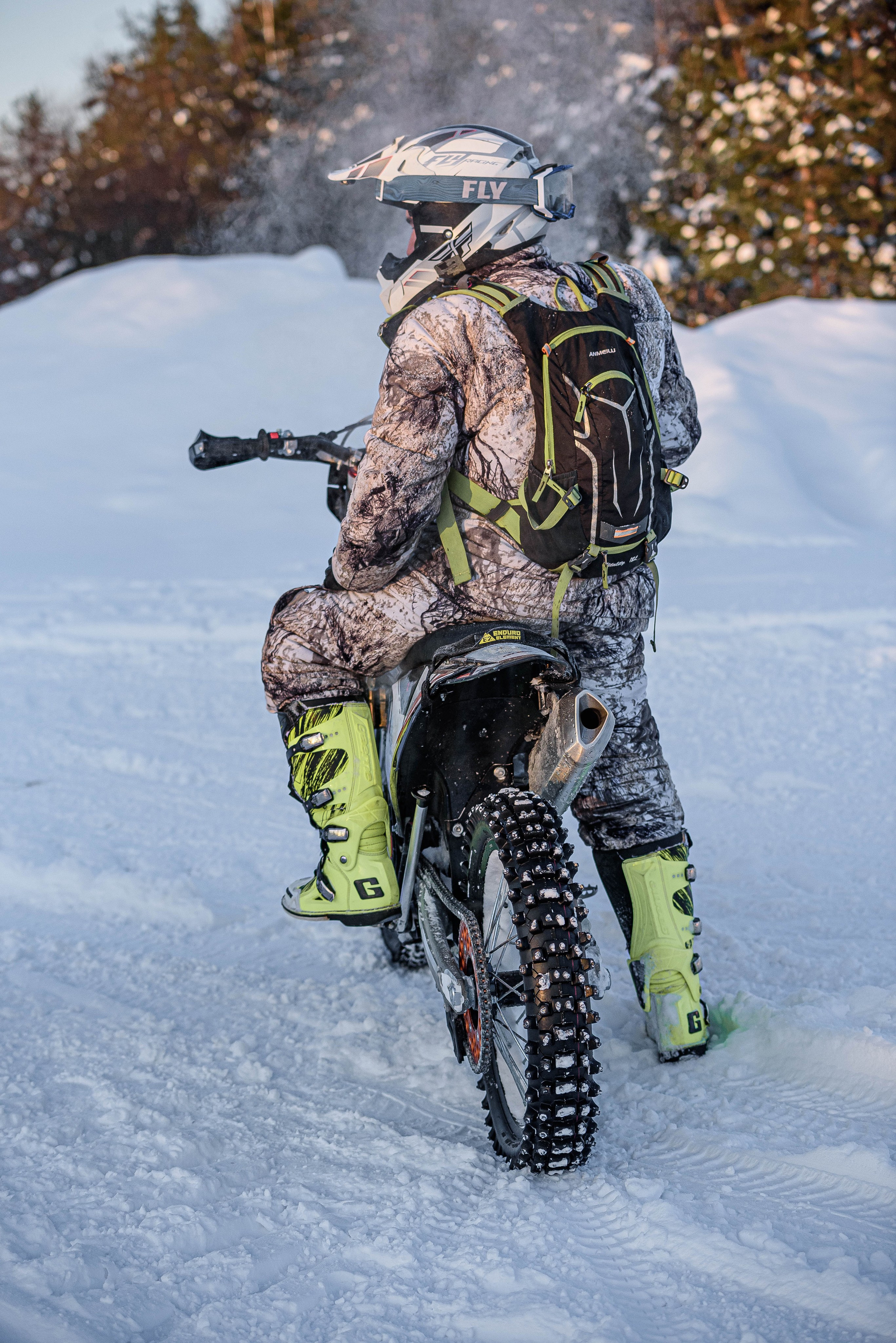 Дима. Зимний прохват. Мотофотограф в Нижнем Новгороде Динара Зуйкова