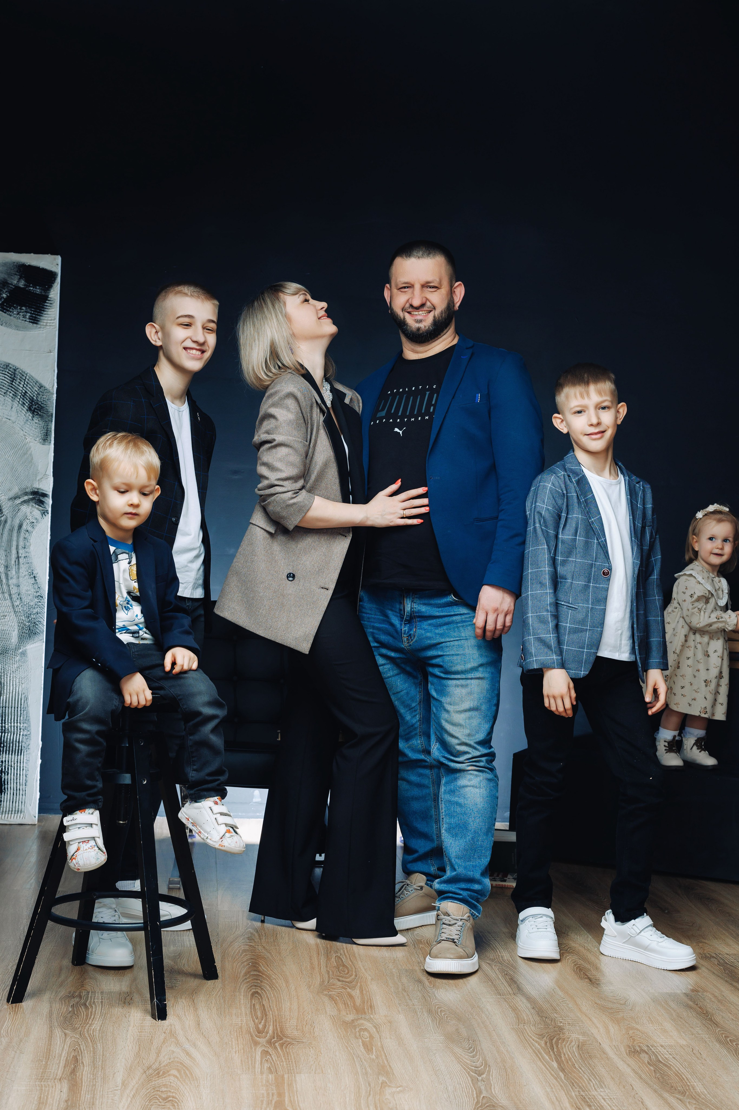 Предновогодняя  семейная съёмка 