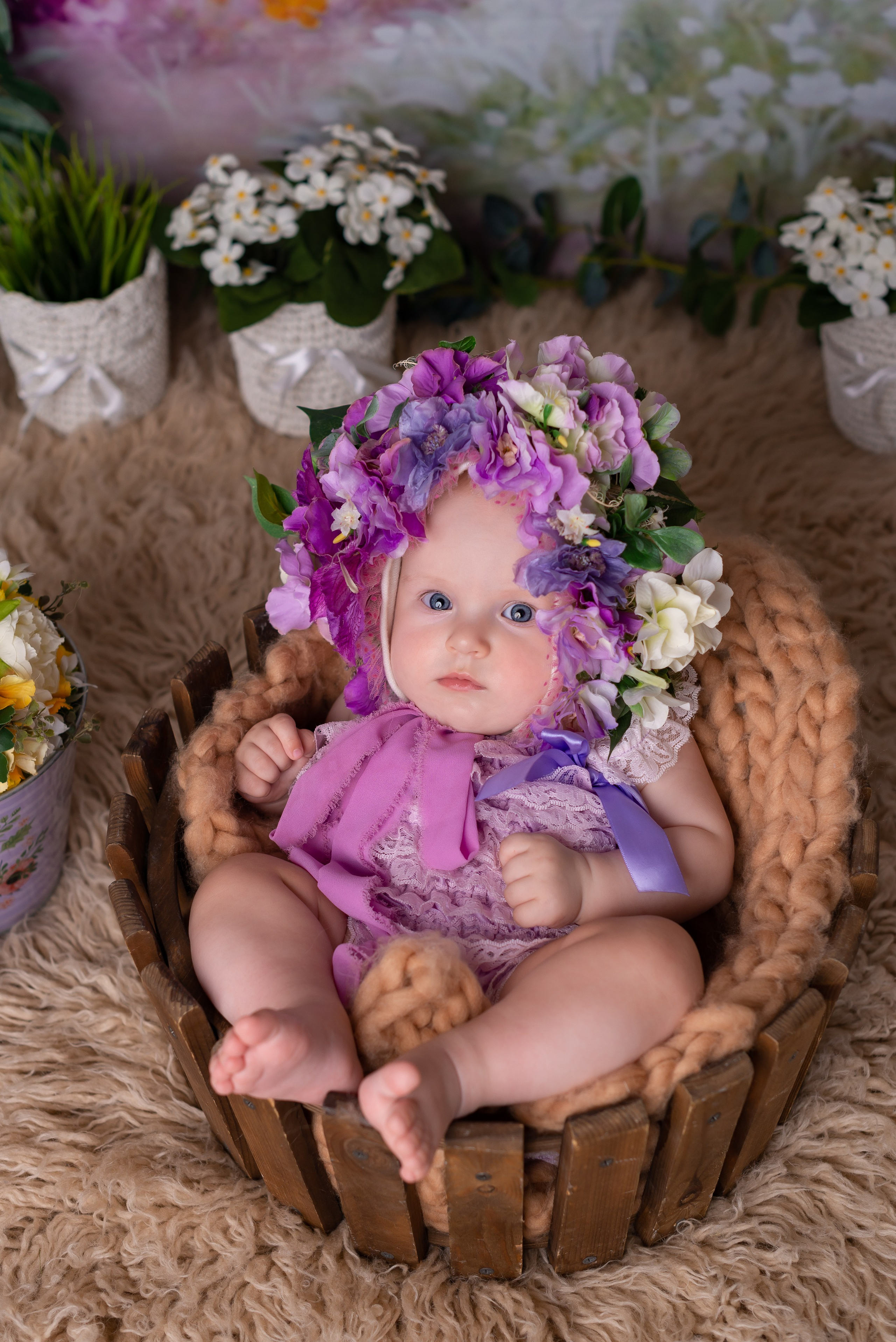 Фотосессия на полгода. Детская фотостудия «Мандаринка» | Детский фотограф Краснодар