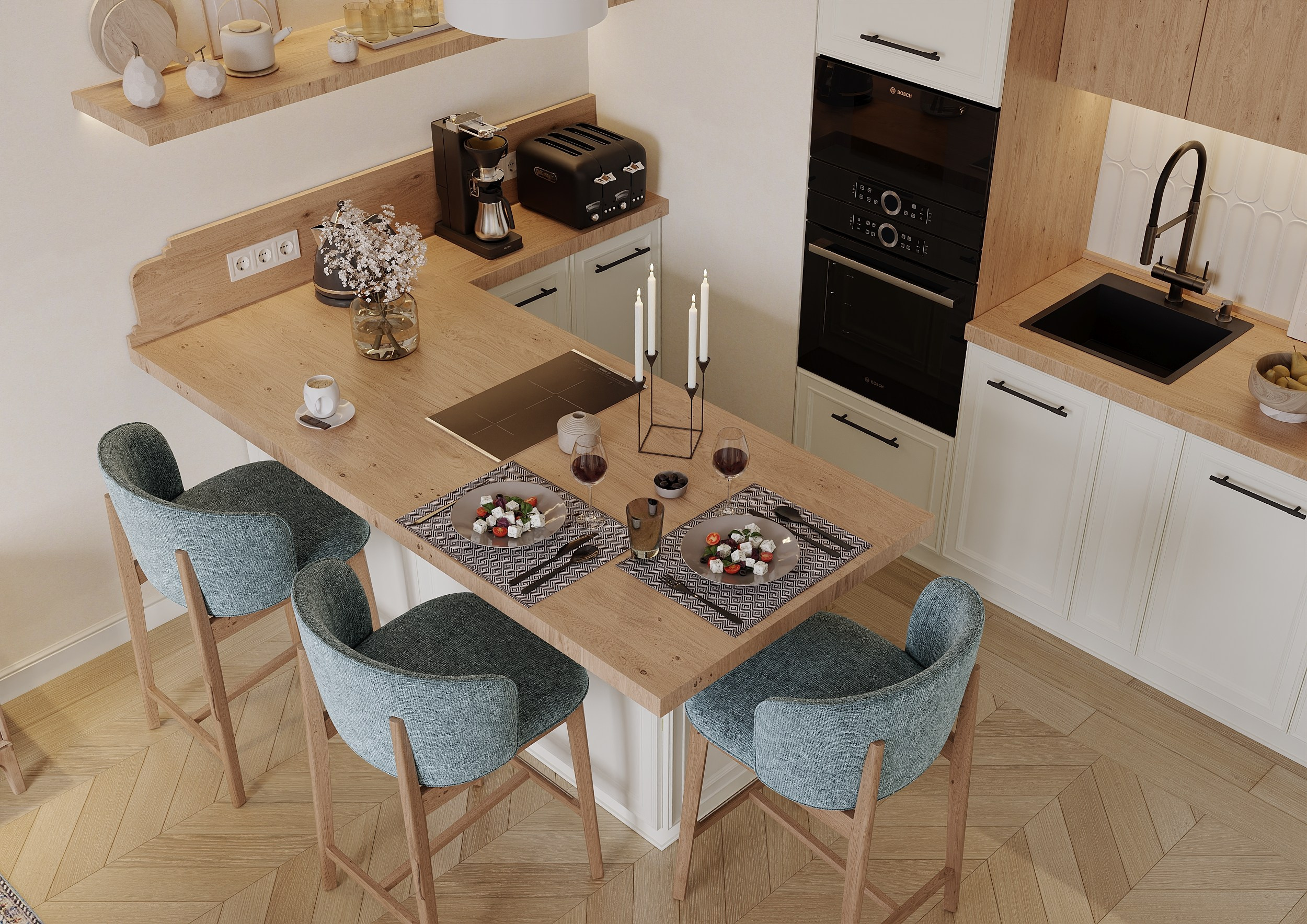 Квартира в комплексе Сколово. 3D визуализатор в Москве Сердюк Владислав