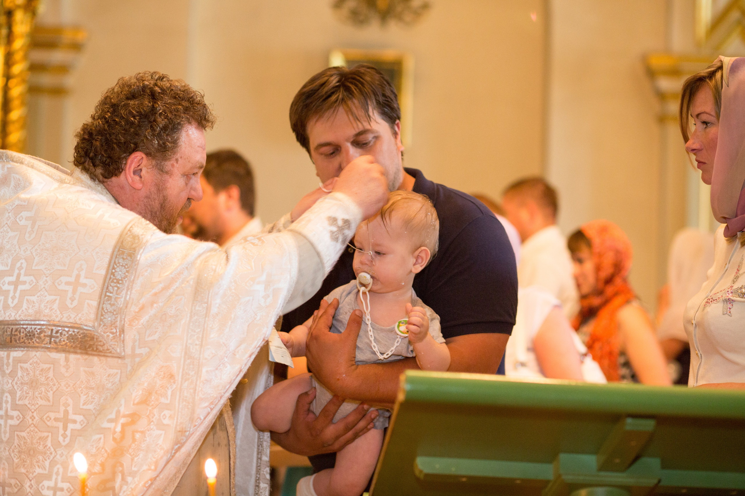 Крещение Олега. Фотограф Александр Заломаев