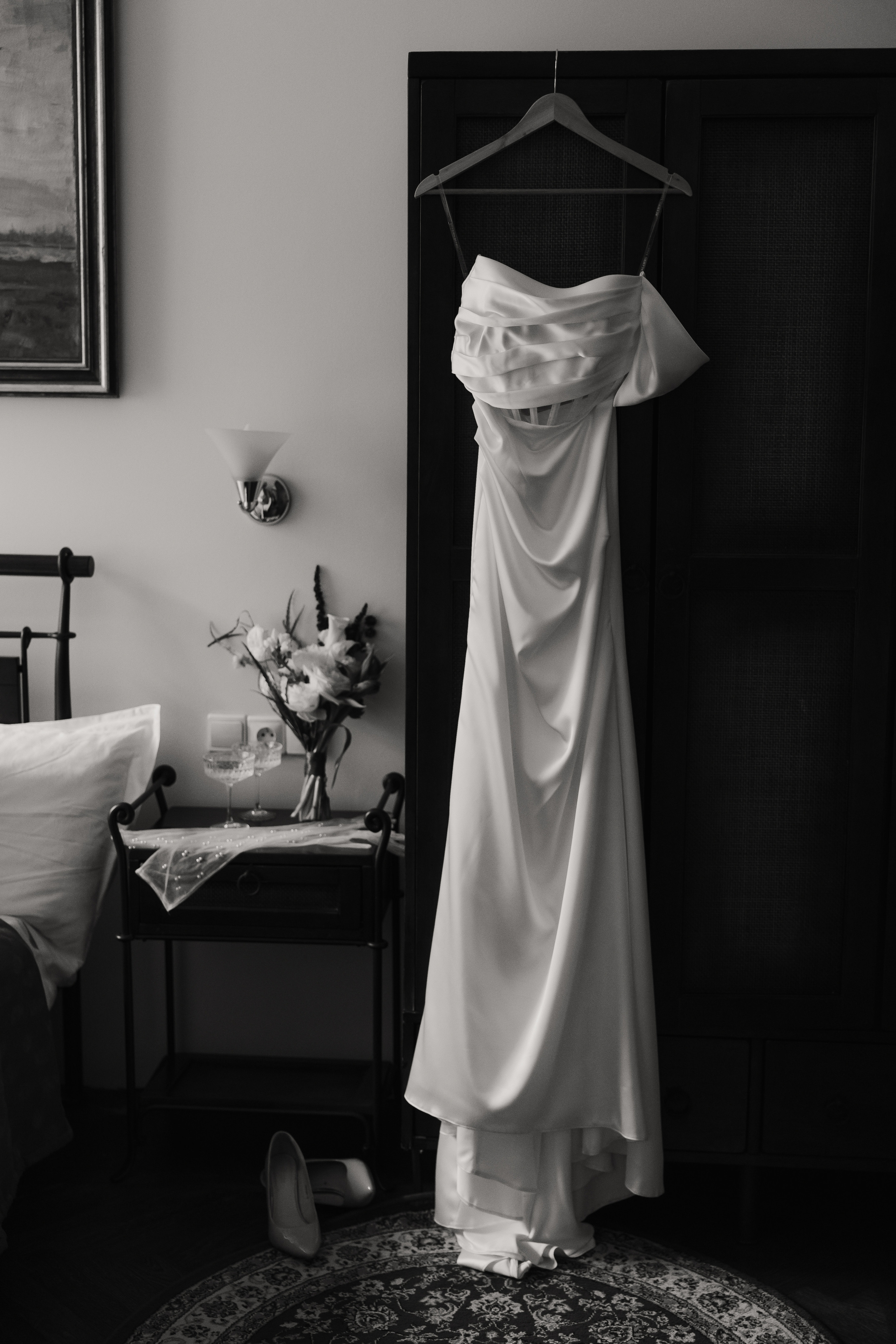 Утро невесты в историческом номере отеля. Свадебный и семейный фотограф в Самаре и Тольятти | Елена Топанцева