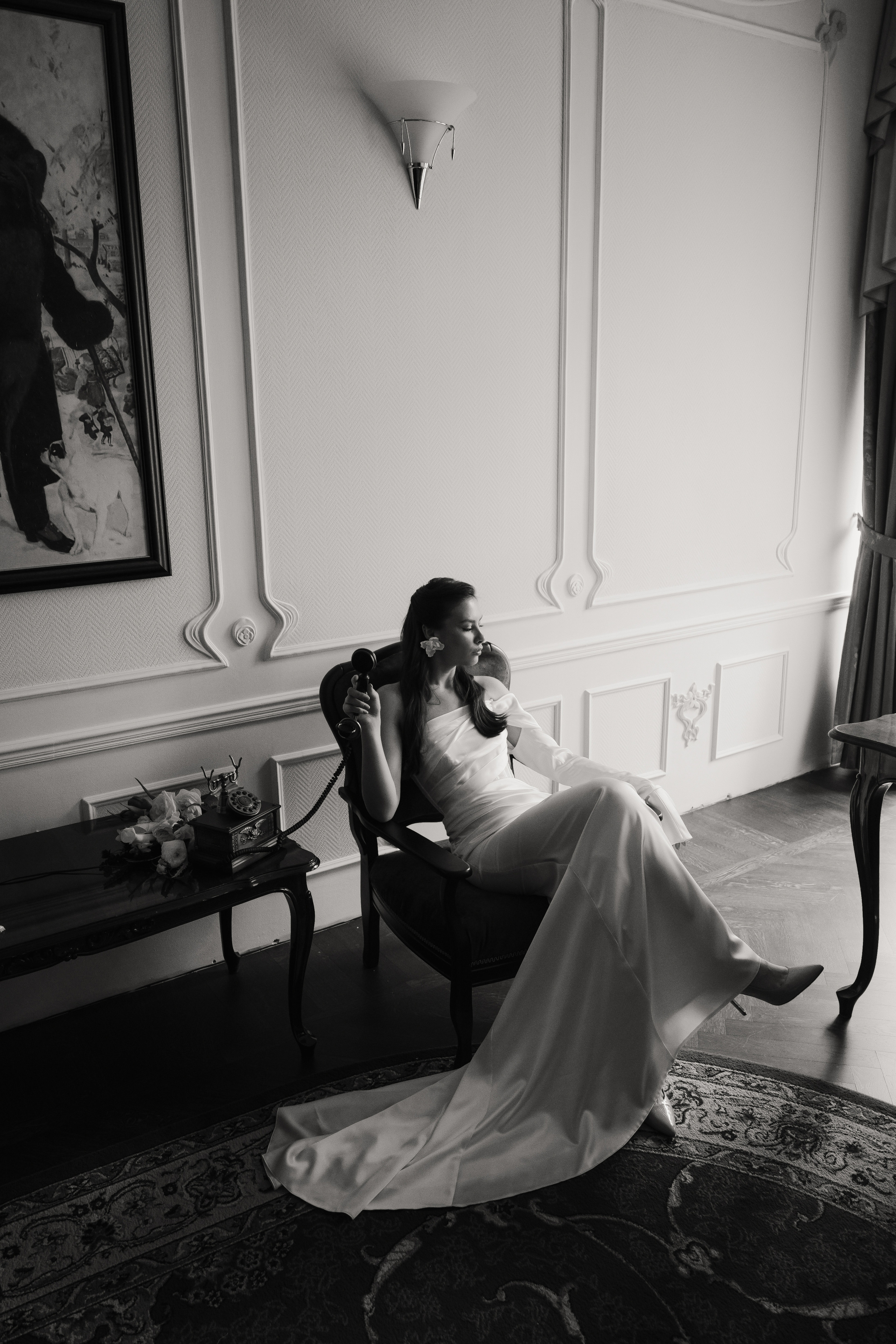 Утро невесты в историческом номере отеля. Свадебный и семейный фотограф в Самаре и Тольятти | Елена Топанцева
