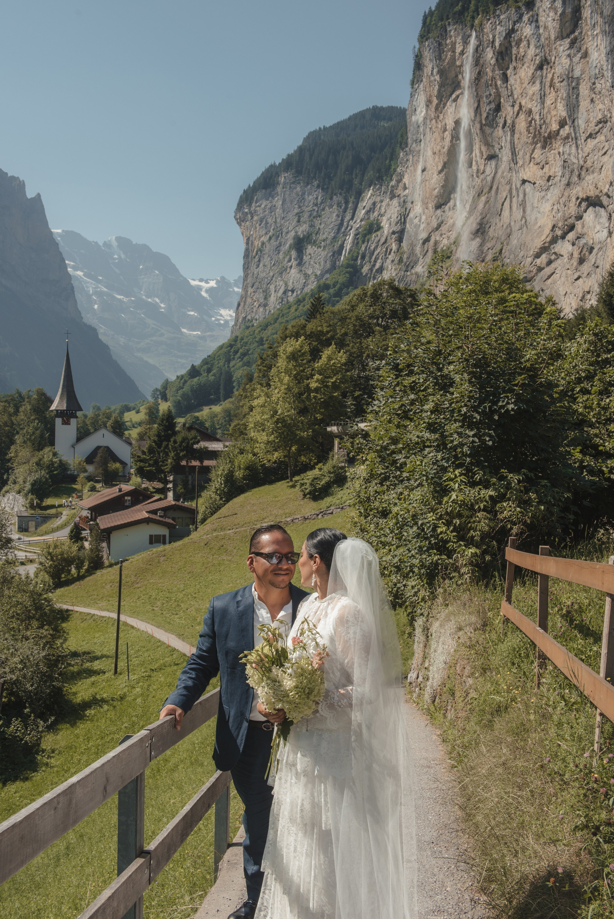 Berta & Orlando (Lauterbrunnen, Switzerland). Photographer in Interlaken area