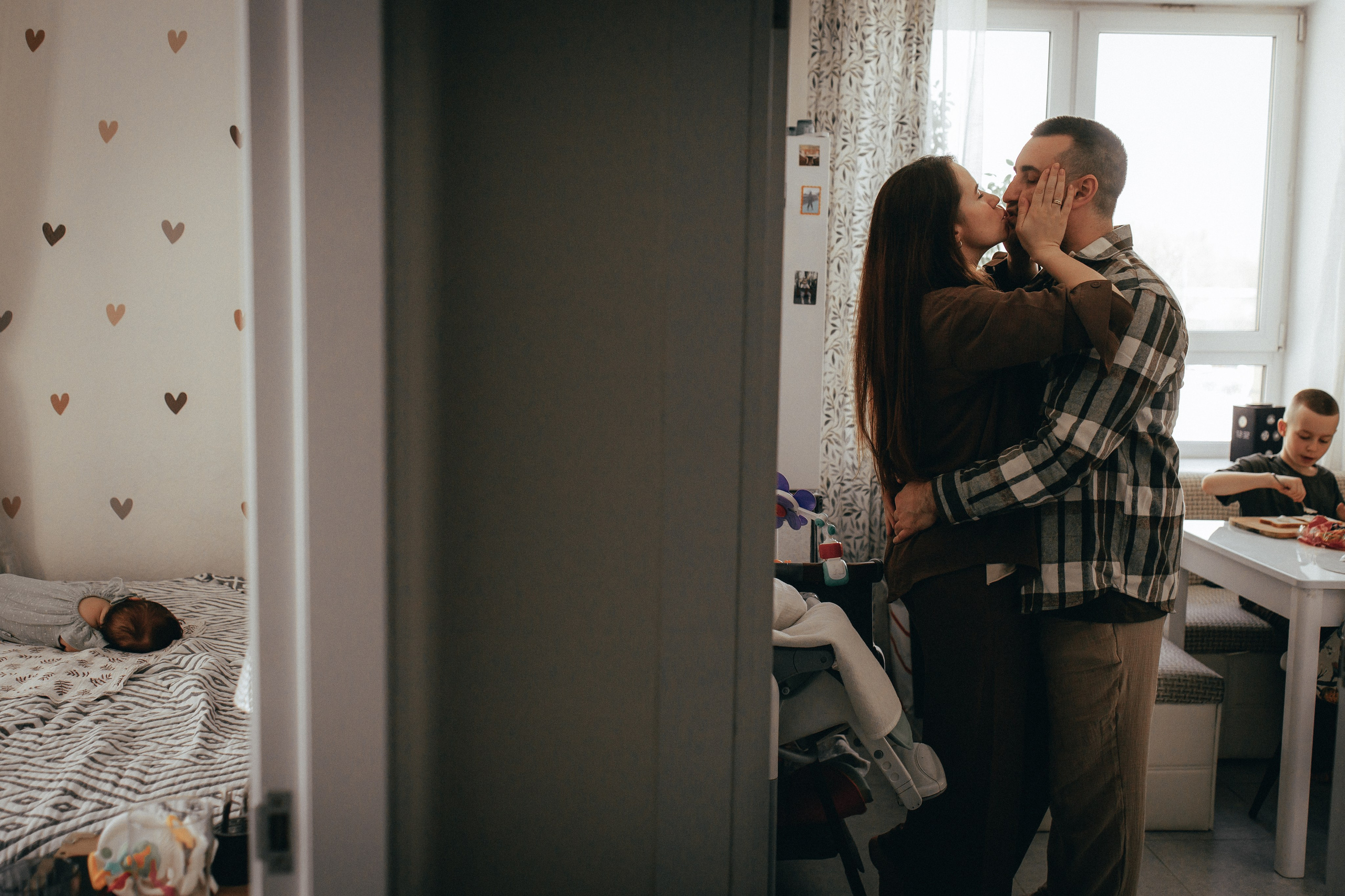 Семейная домашняя фотосессия с детьми. Семейный фотограф в Москве, Щелково, Фрязино _ Виктория Степанова