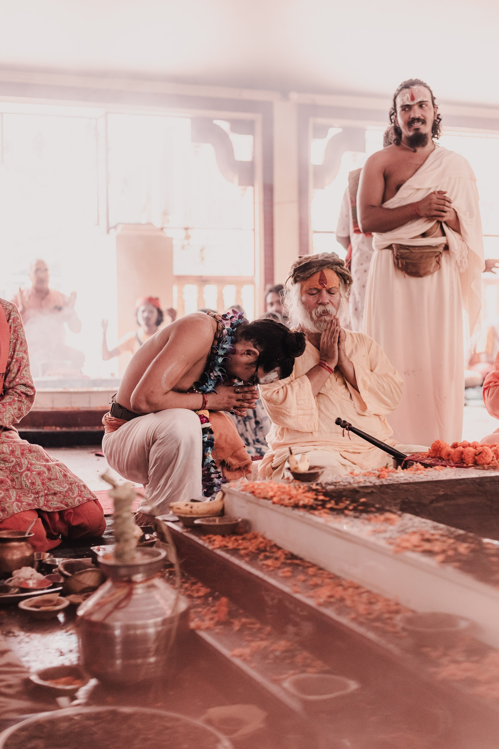 Navaratri yajna at Devraha Baba Ji ashram. Мариам Багдасарян