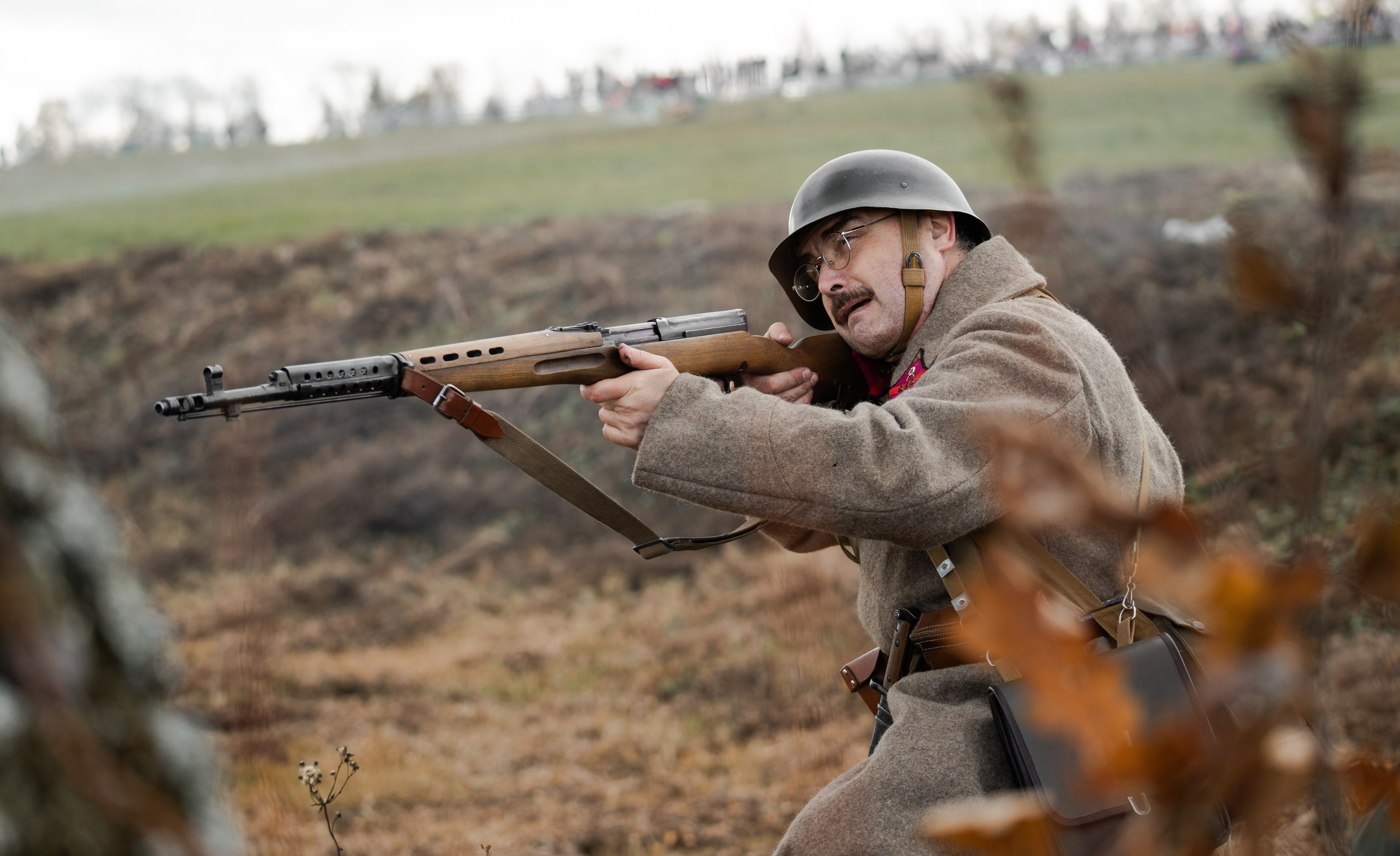 «Москва за нами» — реконструкция битвы в Подмосковье, п. Бородино. Свадебный фотограф Виктория Баталина