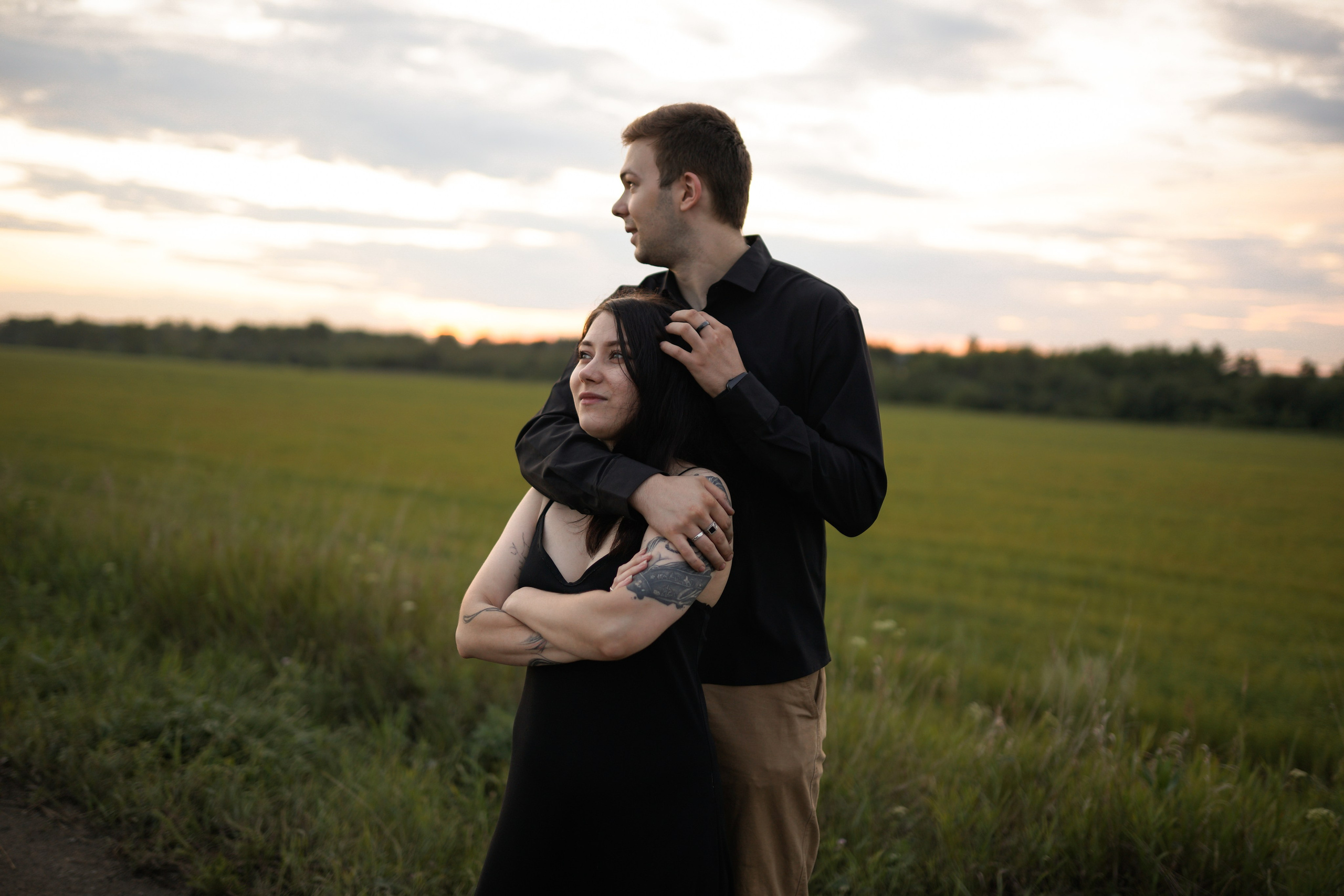 Поздний закат