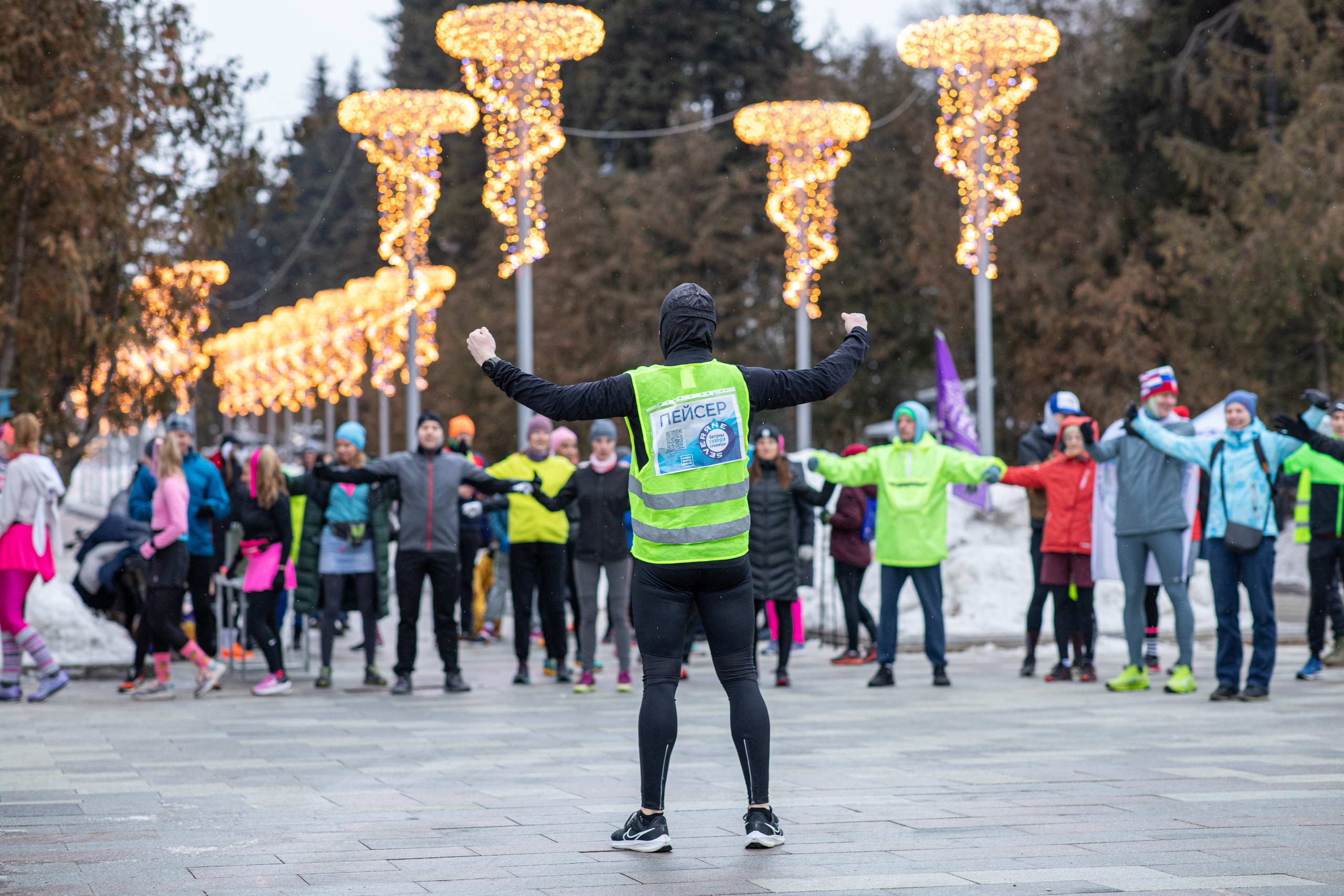 Забег 8 Марта, Речной вокзал. Фотограф Сергей Ловкий
