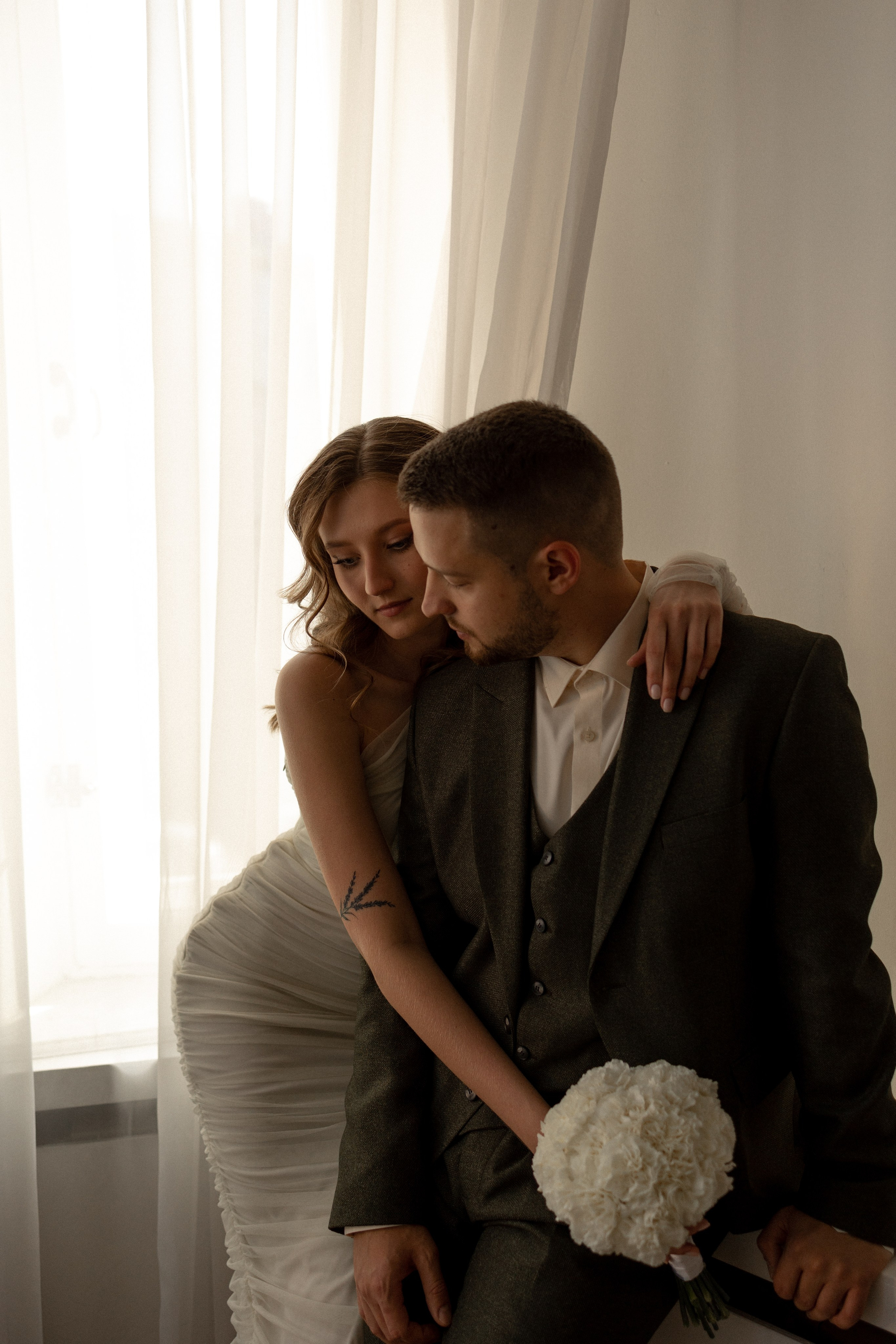 Свадебная фотосессия в студии/отеле. Фотограф в Санкт-Петербурге Шевченко Наталья