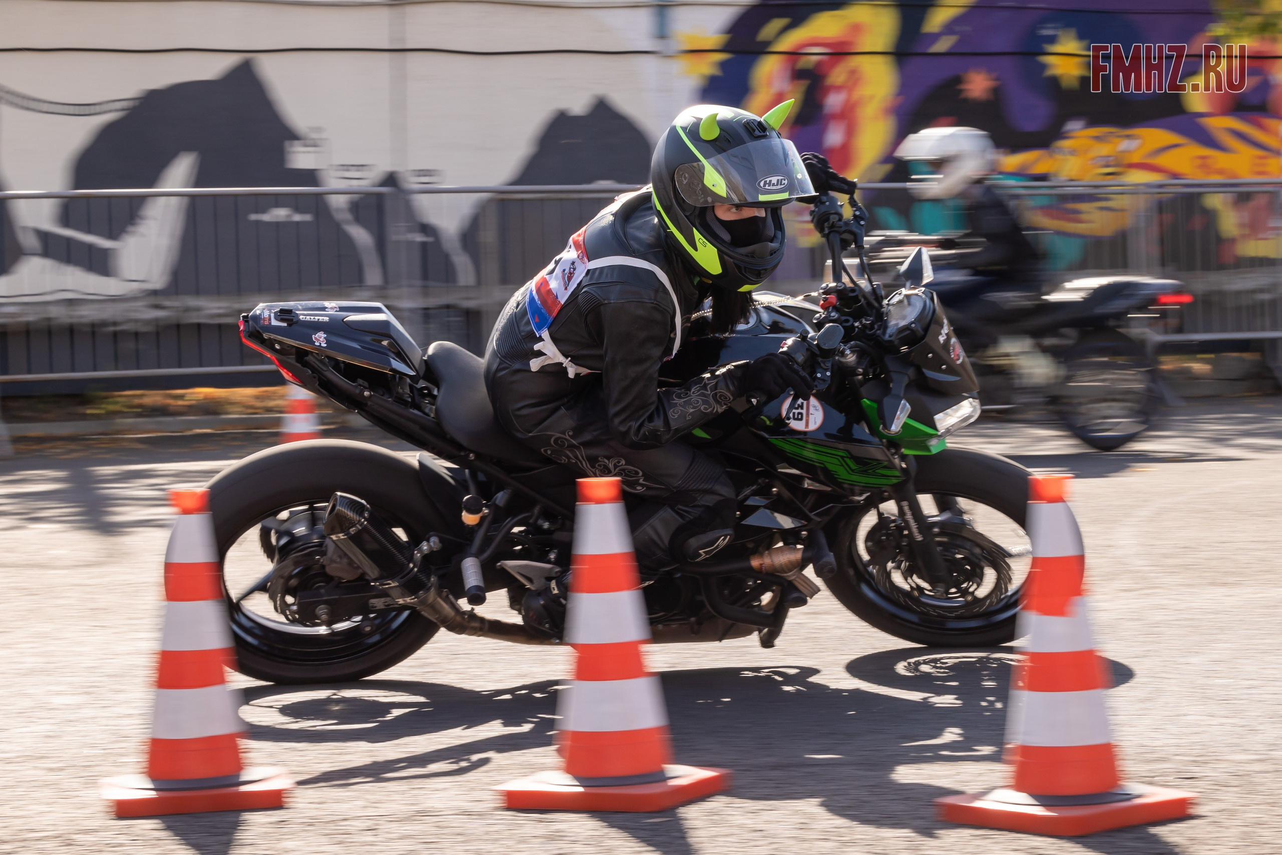 Соревнования по мотоджимхане на площадке Мосгортранс 15.09.2024. Фотограф Владимир Охрименко