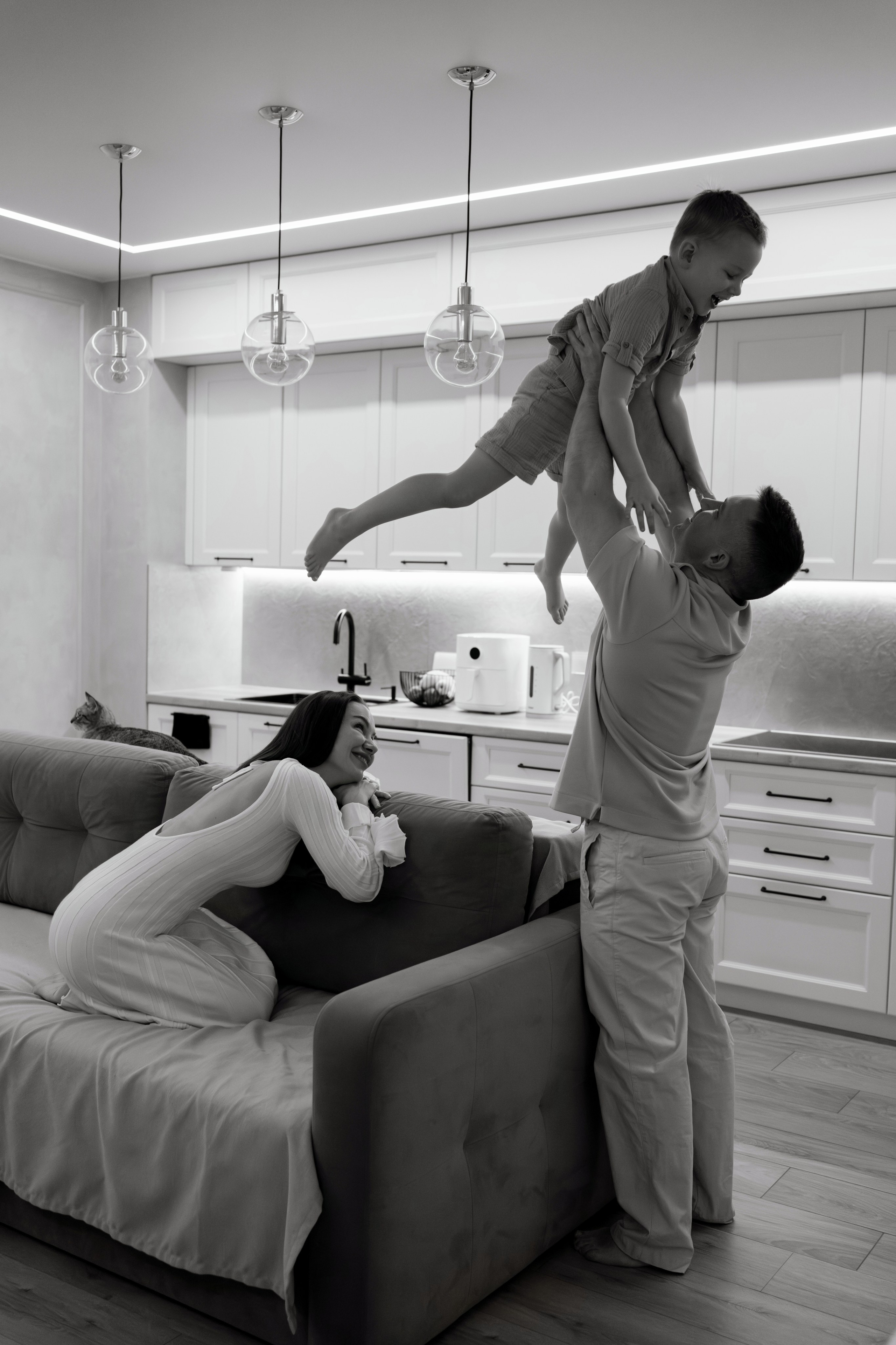 Иван, Ольга и Костик. Семейный и детский фотограф Плесецк, Мирный Марина Забабурина